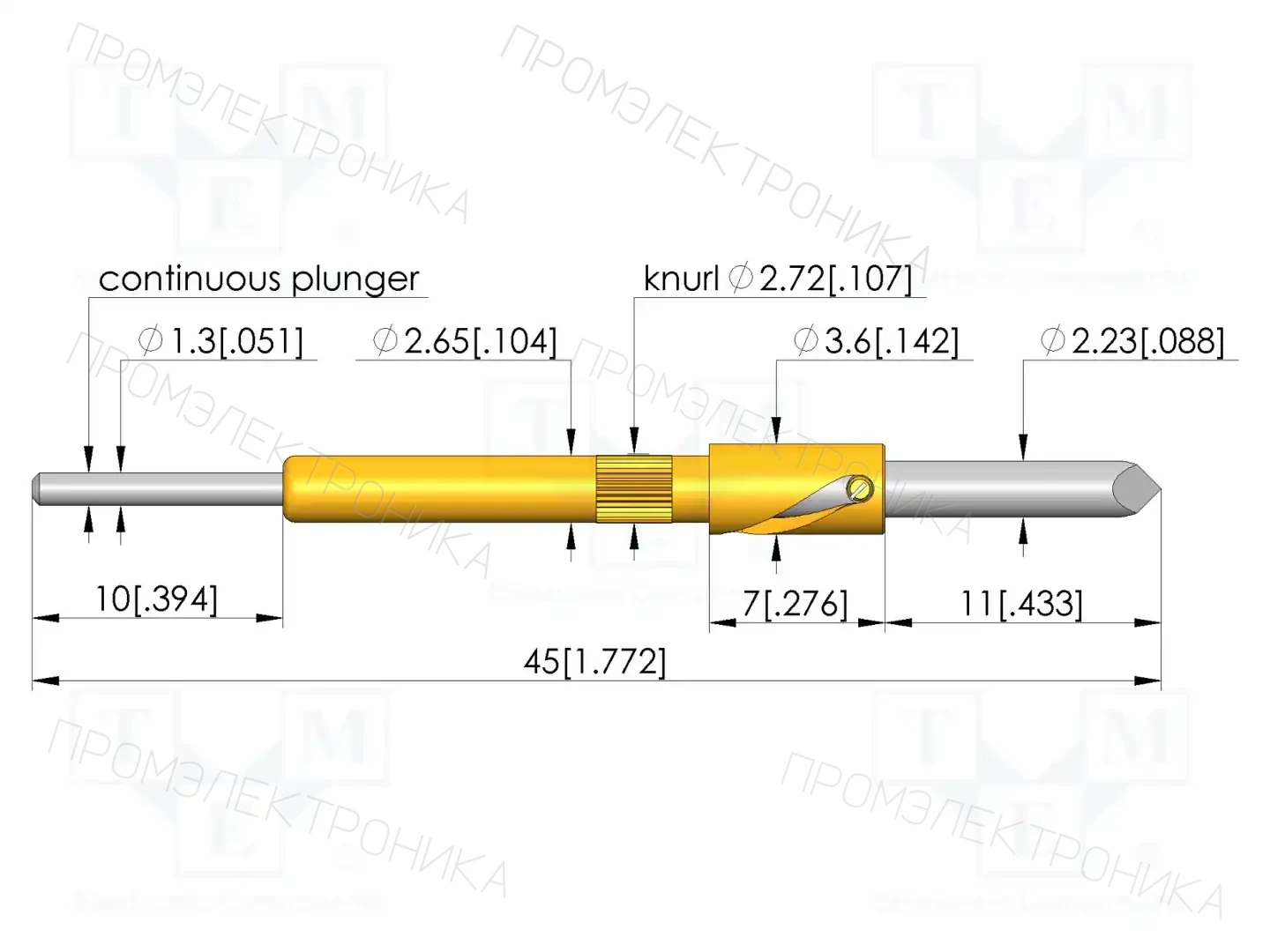 INGUN GKS-713 207 225 R 1507 — Измерительные щупы