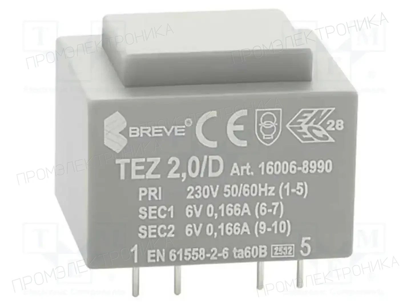 BREVE TUFVASSONS 16006-8990 — Трансформаторы PCB