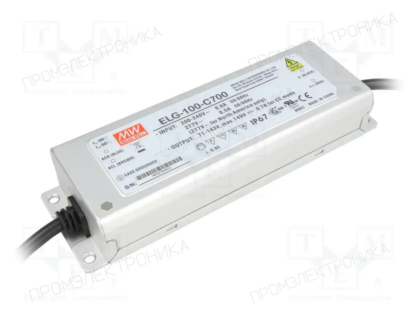 MEAN WELL ELG-100-C700 — Блоки питания для LED