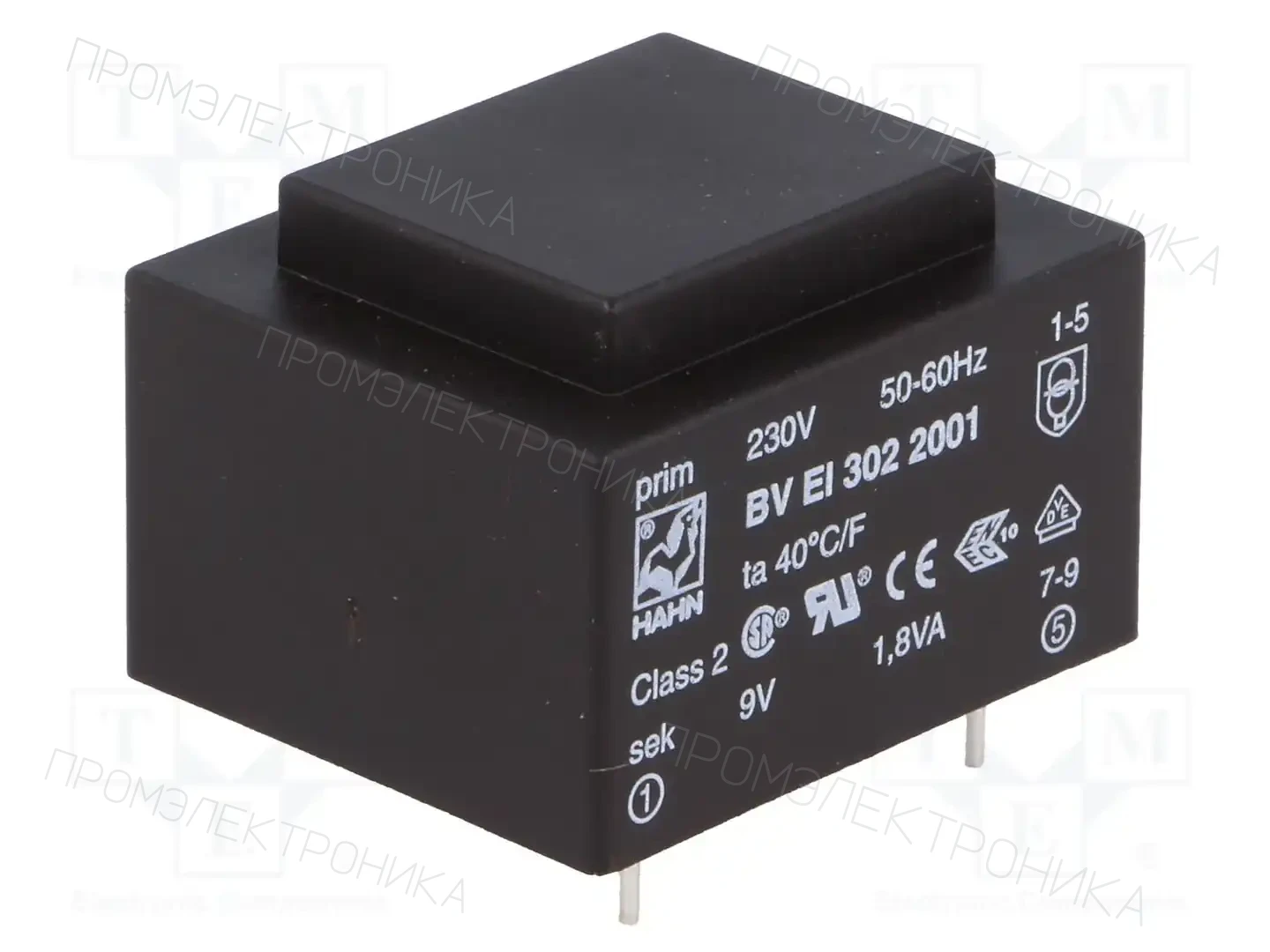 HAHN BV EI 302 2001 — Трансформаторы PCB
