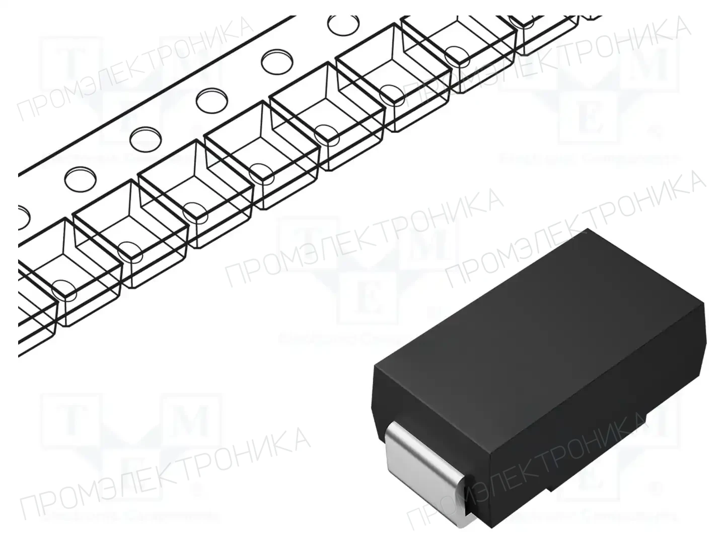 LUGUANG ELECTRONIC US2MA — Универсальные диоды SMD