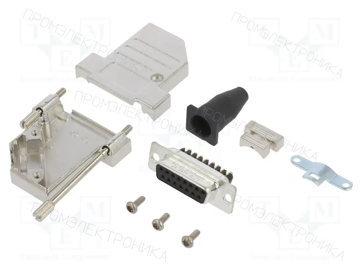 AMPHENOL COMMUNICATIONS SOLUTIONS L17DTSL15-RG-LJS-S+L77DA15SST — Комплектные штекеры D-Sub