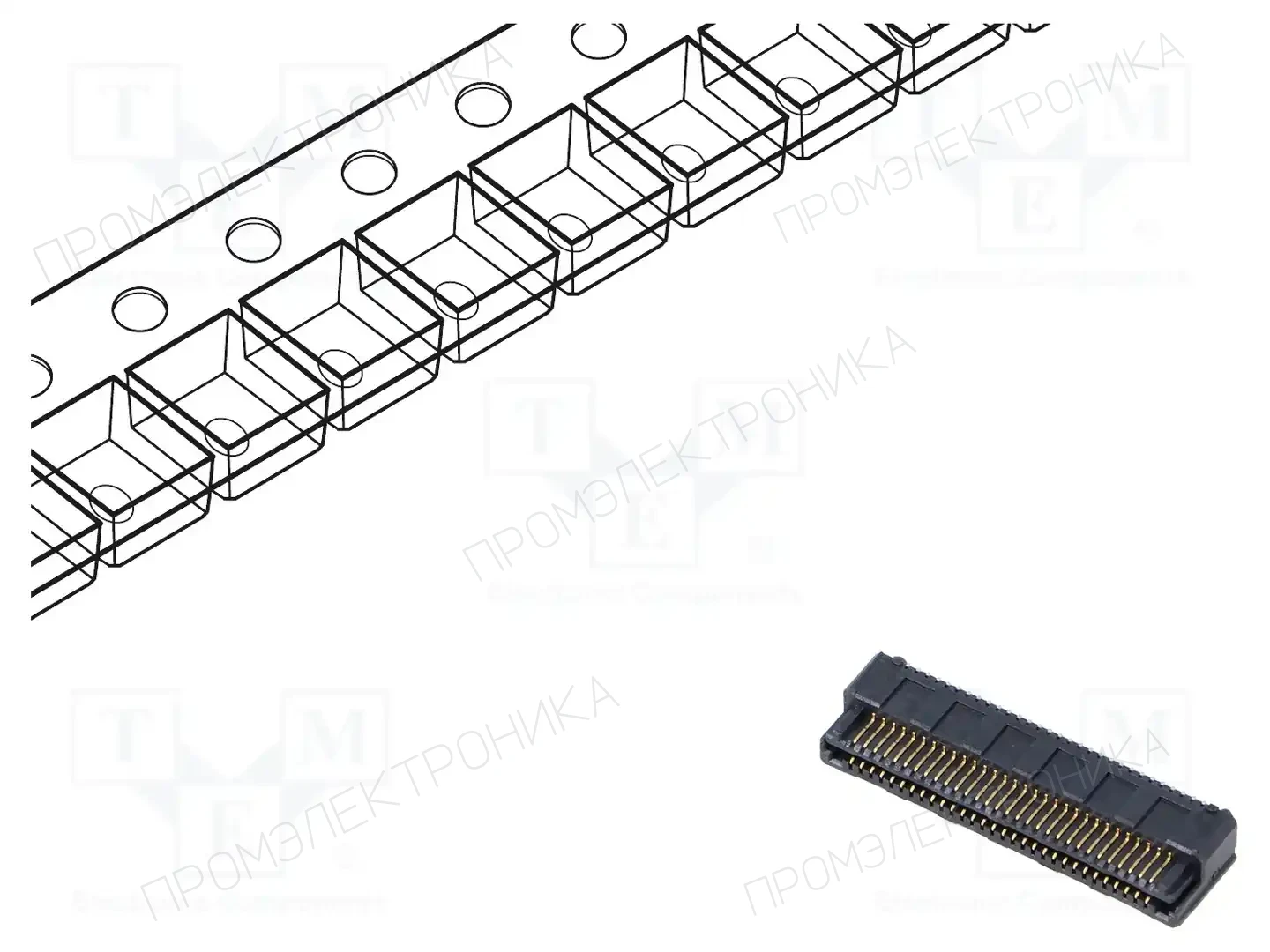 SAMTEC LSEM-130-06.0-F-DV-A-N-K-TR — Разъeмы пластина - пластина