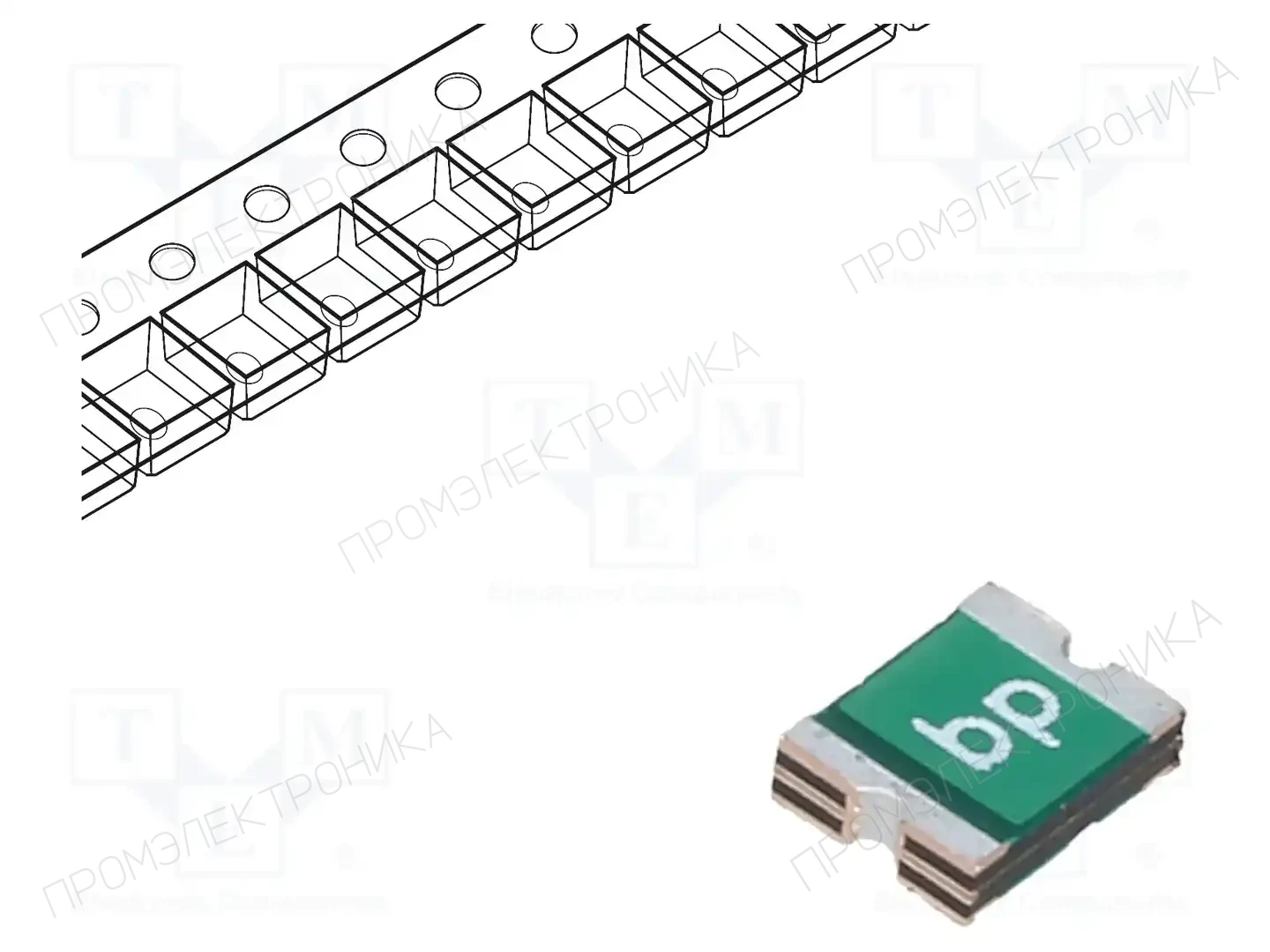 BEL FUSE 0ZCH0075AF2E — Предохранители полимерные SMD