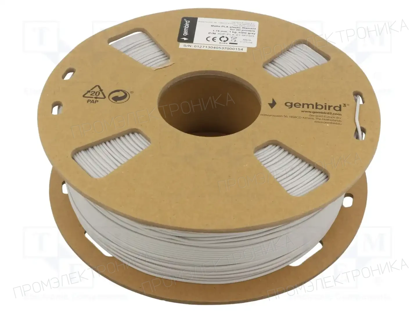 GEMBIRD 3DP-PLA-01-MTSG — Принтеры 3D и аксессуары