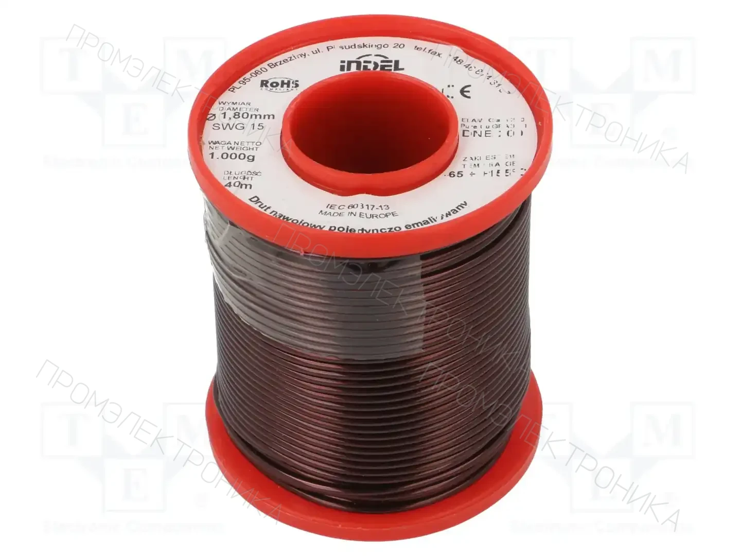 INDEL DNE1,80-1KG — Проволока обмоточная