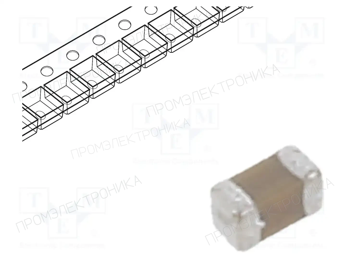 WALSIN 0402B223K250CT — Конденсаторы MLCC SMD