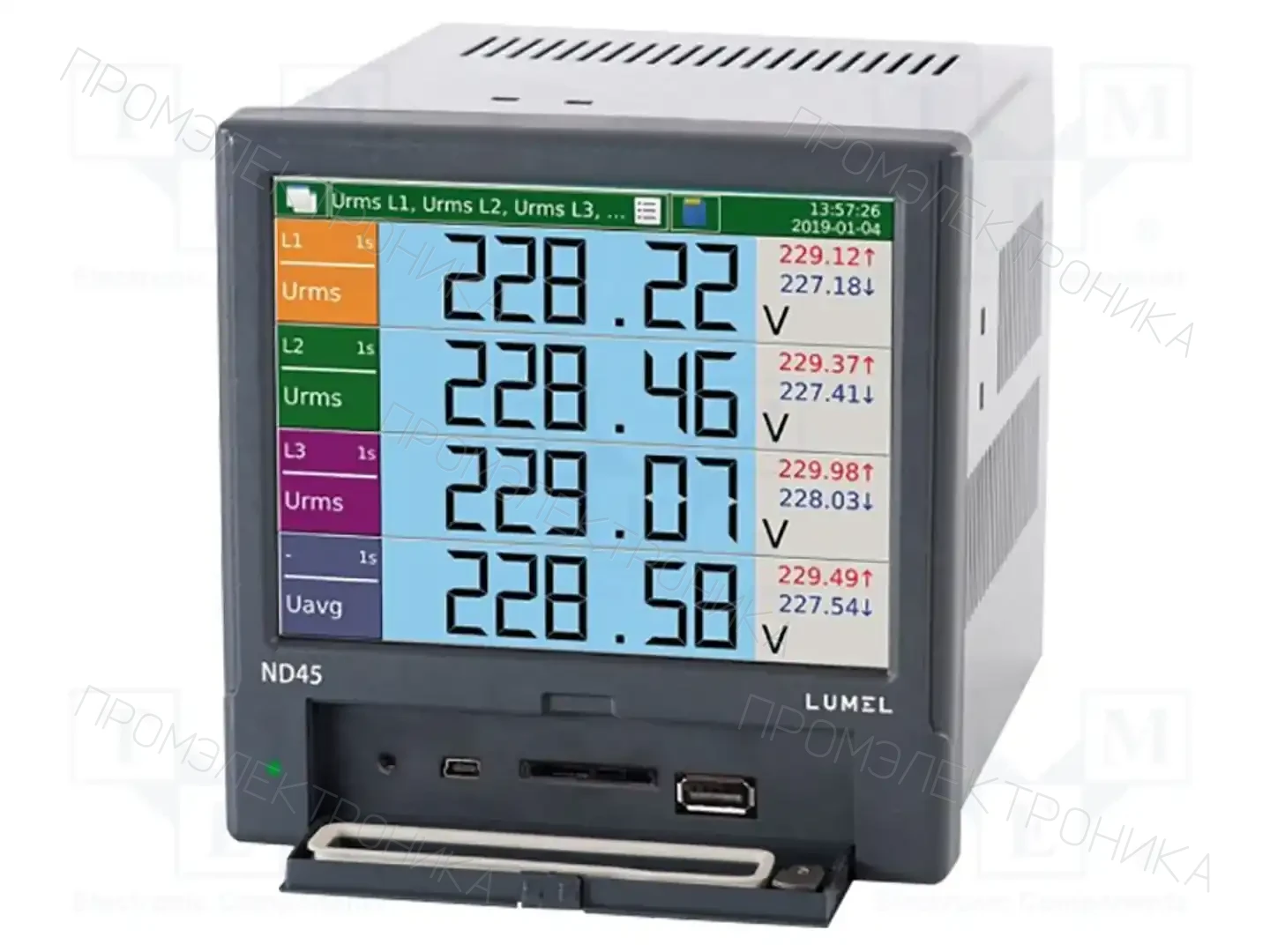 LUMEL ND45 2210M000 — Измерители и анализаторы параметров сети