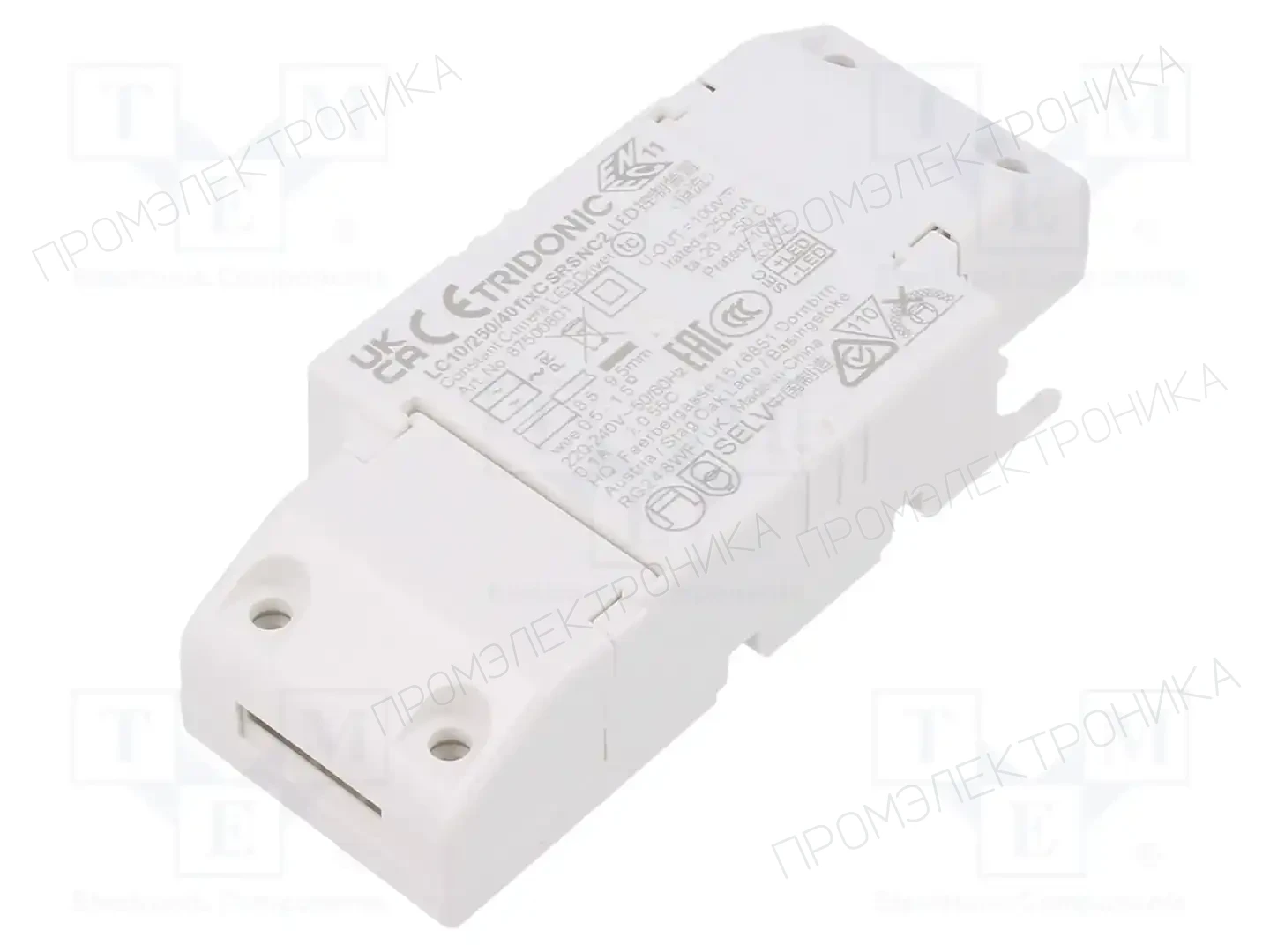 TRIDONIC LC 10/250/40 FIXC SR SNC2 — Блоки питания для LED