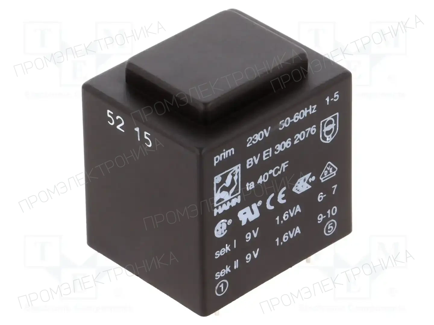 HAHN BV EI 306 2076 — Трансформаторы PCB