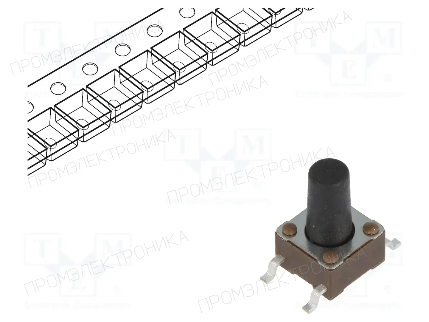 TE Connectivity 1571563-9 — Микропереключатели TACT