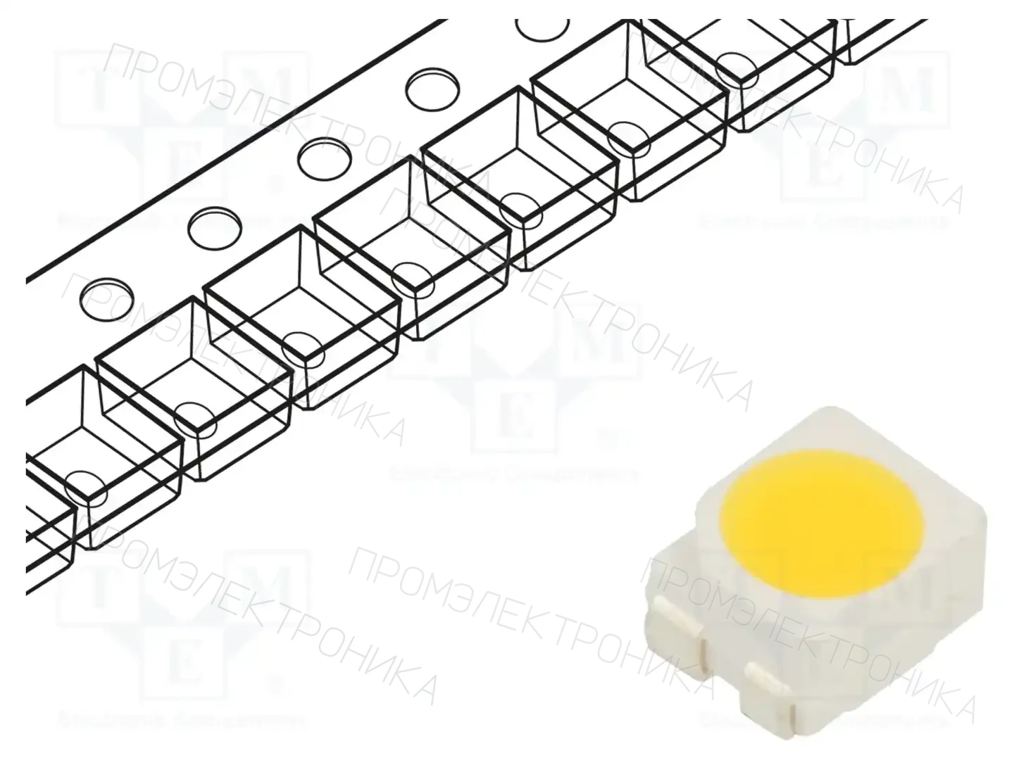 OPTOSUPPLY OSM5CVS3C1A — Светодиоды SMD белые