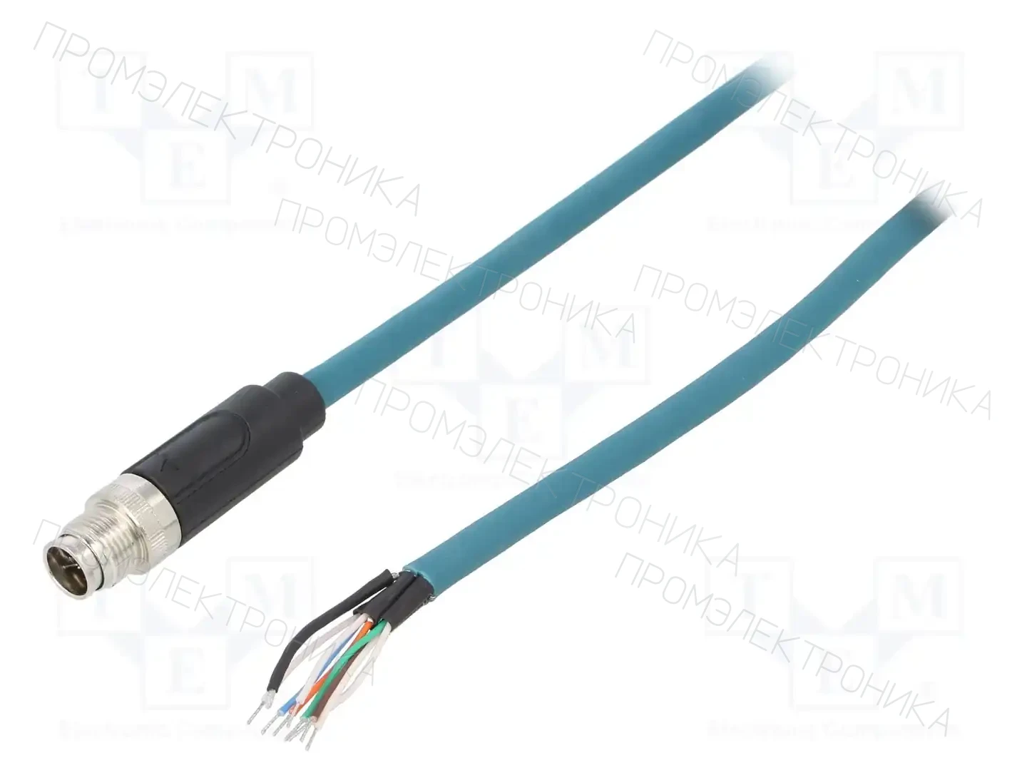 BULGIN PXPTPU12FIM08XCL010PU — Соединения M12 с проводом