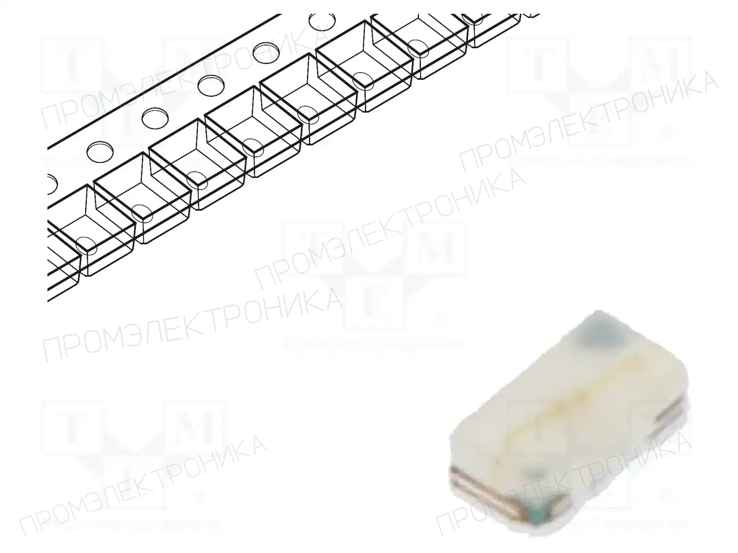 ams OSRAM LT QH9G-Q2OO-25-2Z4Y-5 — Светодиоды SMD цветные