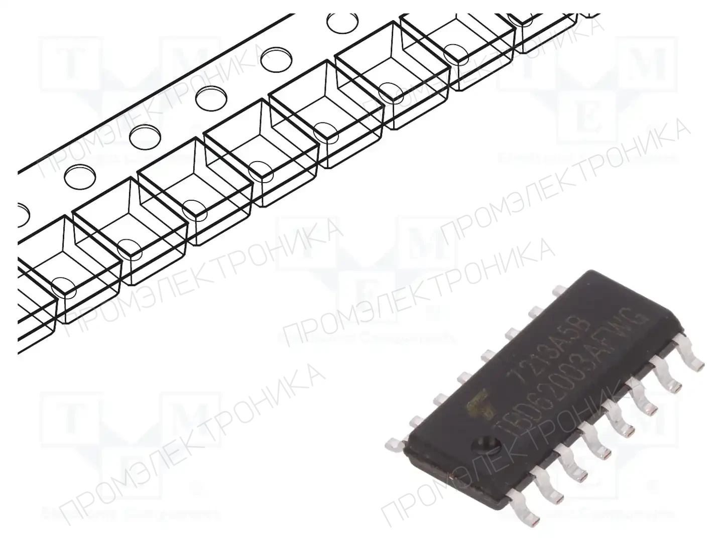 TOSHIBA TBD62003AFWG,EL — Драйверы - микросхемы