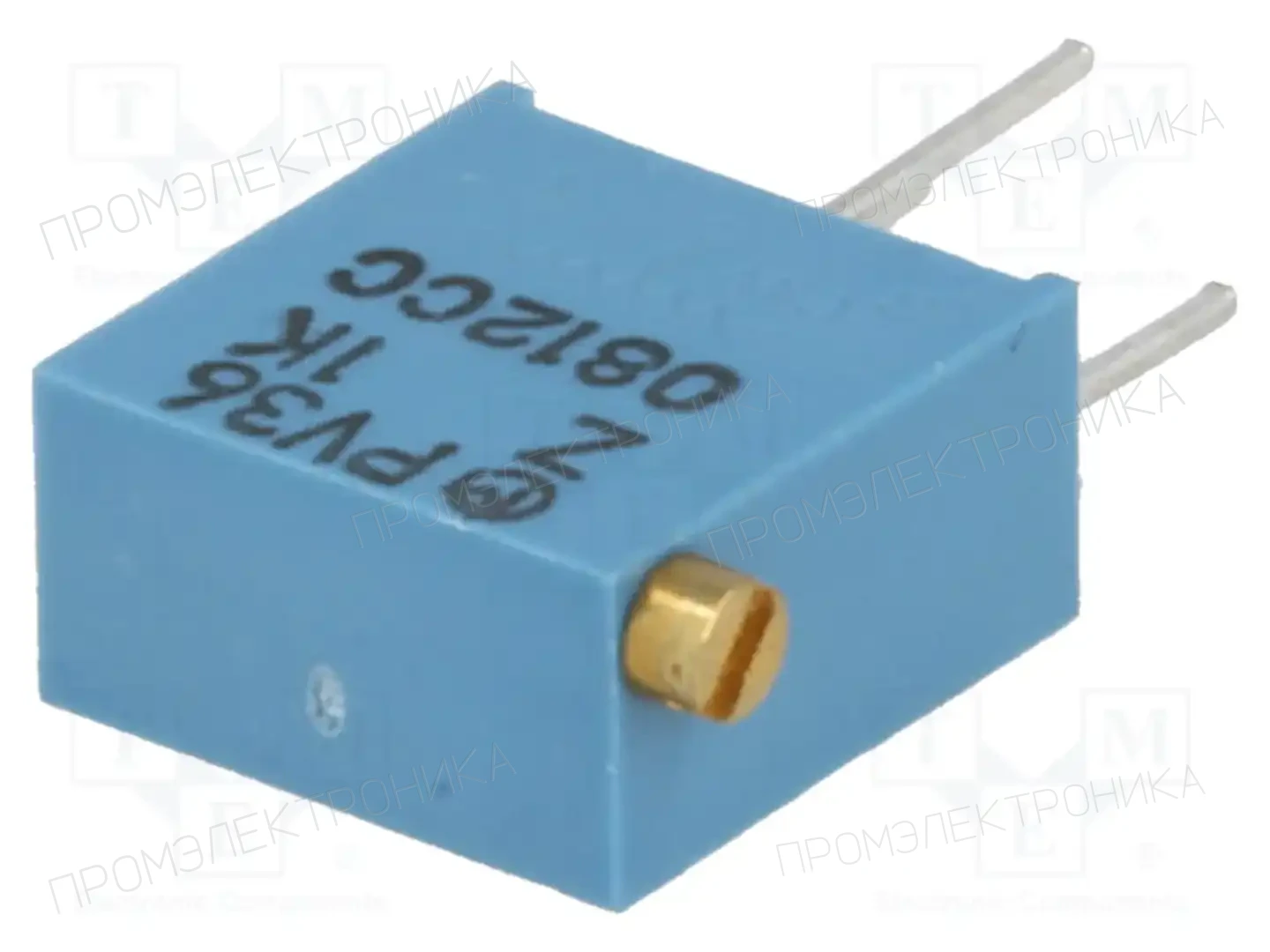 BOURNS PV36Z102C01B00 — Потенциометры THT многооборотные 3/8 дм