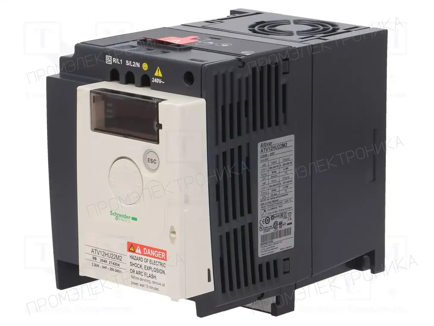SCHNEIDER ELECTRIC ATV12HU22M2 — Однофазные инверторы