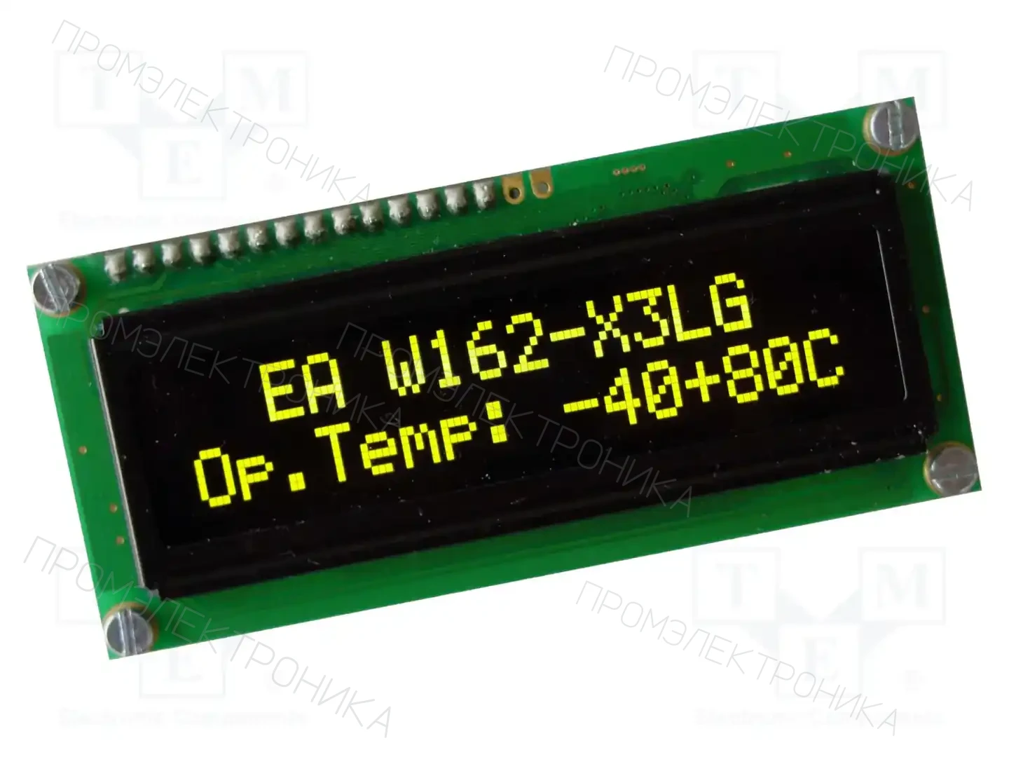 DISPLAY VISIONS EA W162-X3LG — Дисплеи OLED буквенно-цифровые