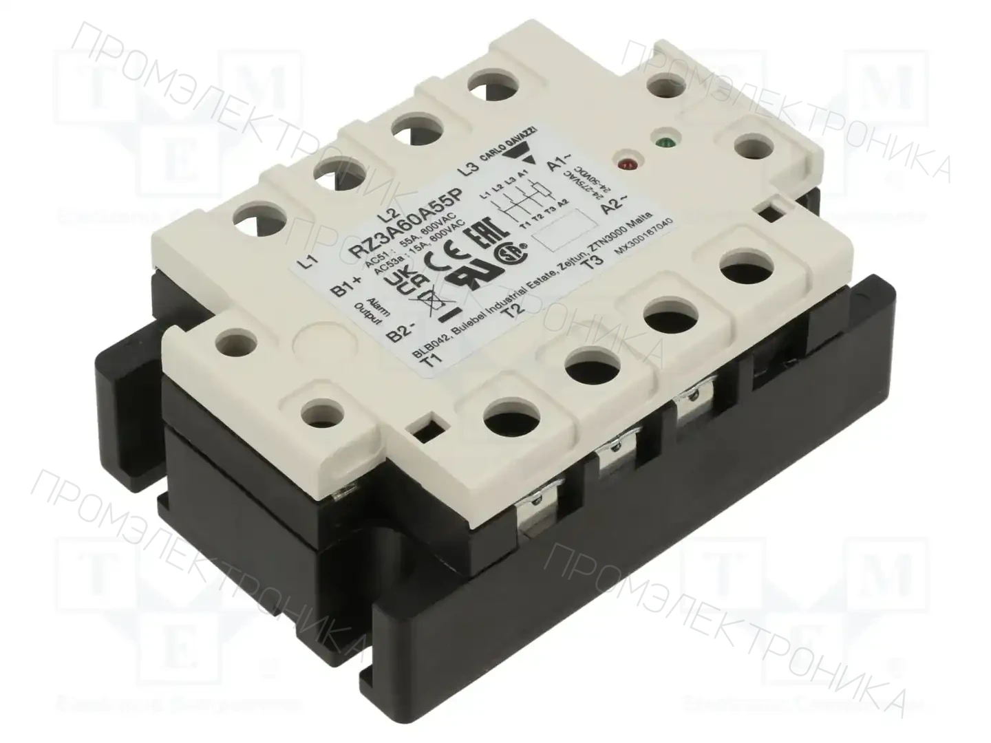 CARLO GAVAZZI RZ3A60A55P — Реле SSR трехфазные