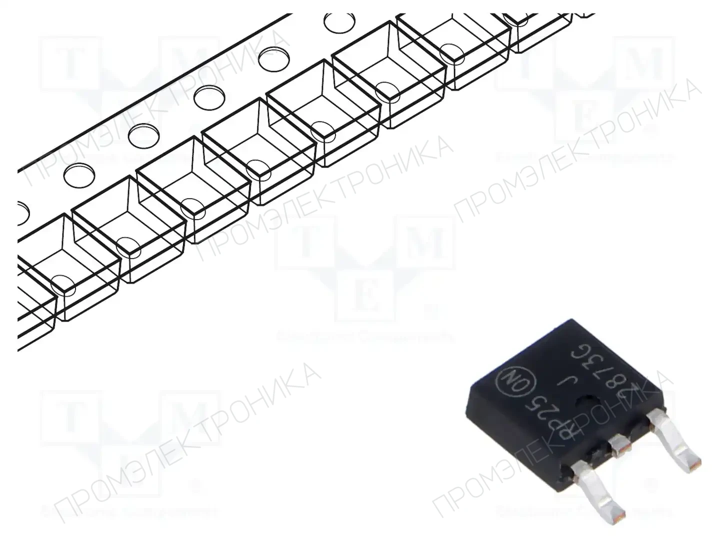 onsemi NJVNJD2873T4G — Транзисторы NPN SMD