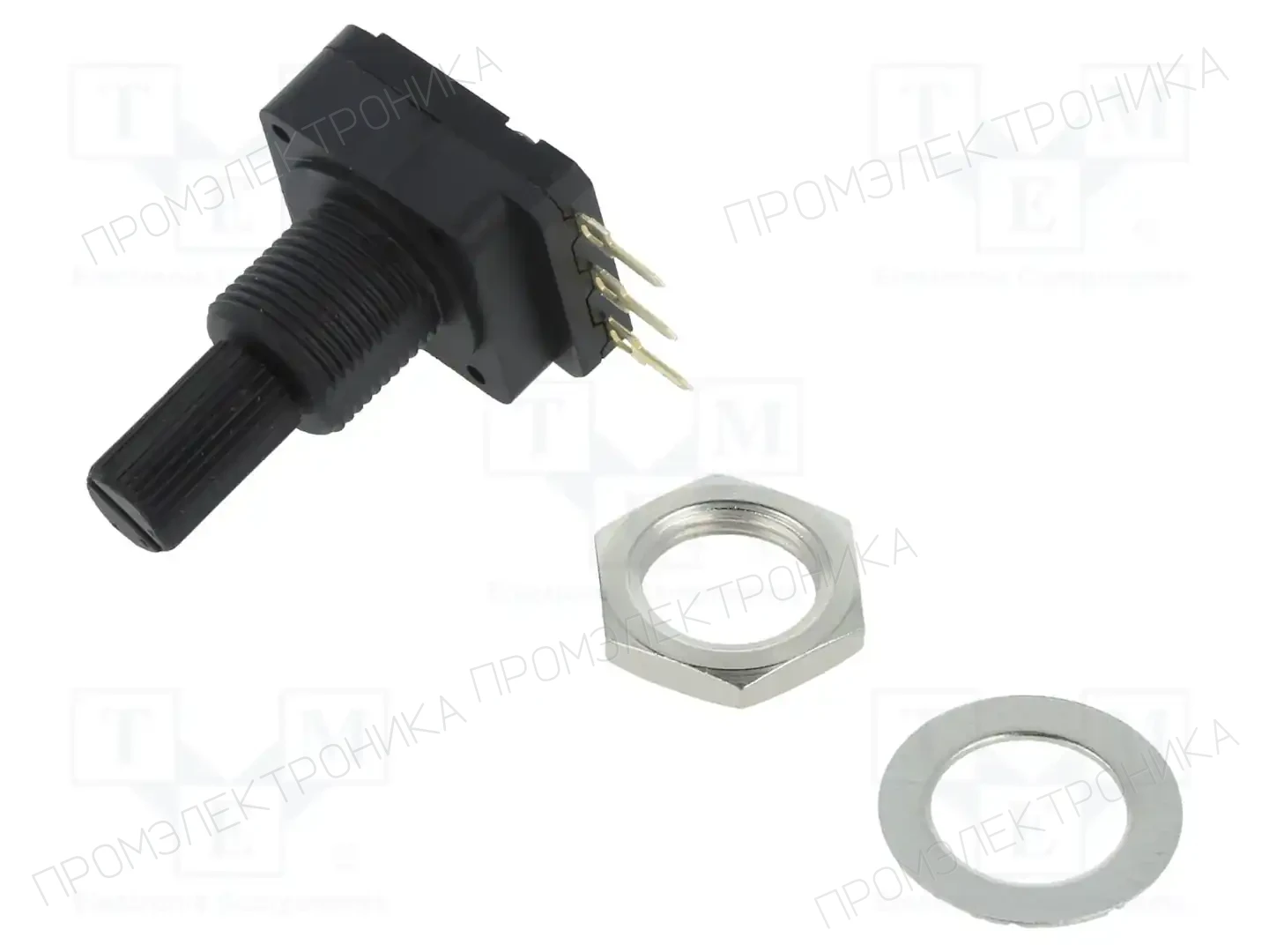 PIHER PC16SH10IP11103A2020TA — Потенциометры однооборотные угольные