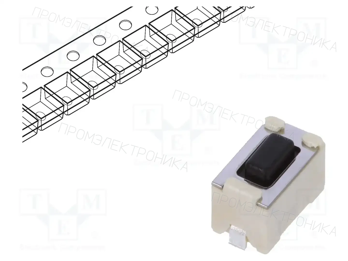 ALPS SKQMASE010 — Микропереключатели TACT