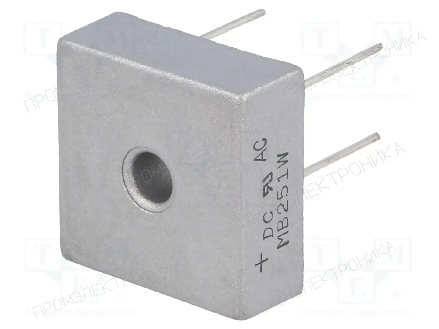 DC COMPONENTS MB251W — Однофазные мосты диодные квадратные
