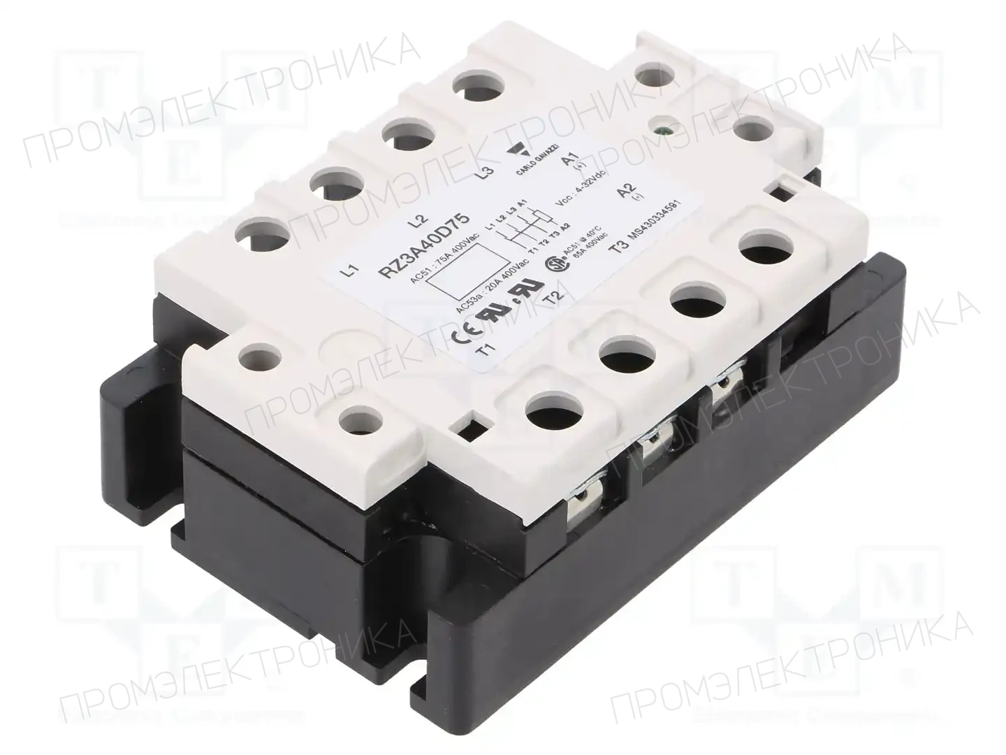 CARLO GAVAZZI RZ3A40D75 — Реле SSR трехфазные