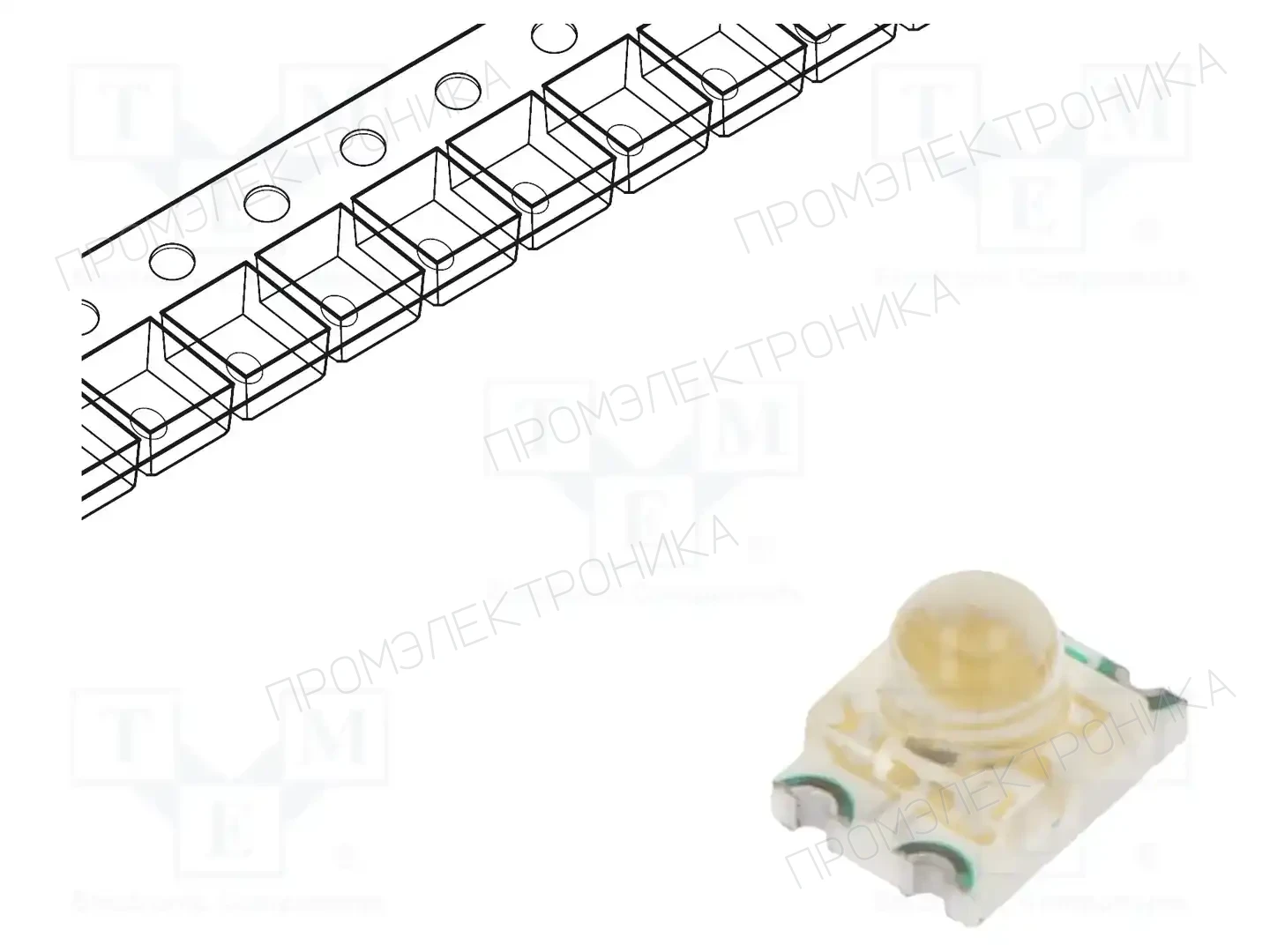 KINGBRIGHT ELECTRONIC KPBD-3224SYKCGKC — Светодиоды SMD цветные