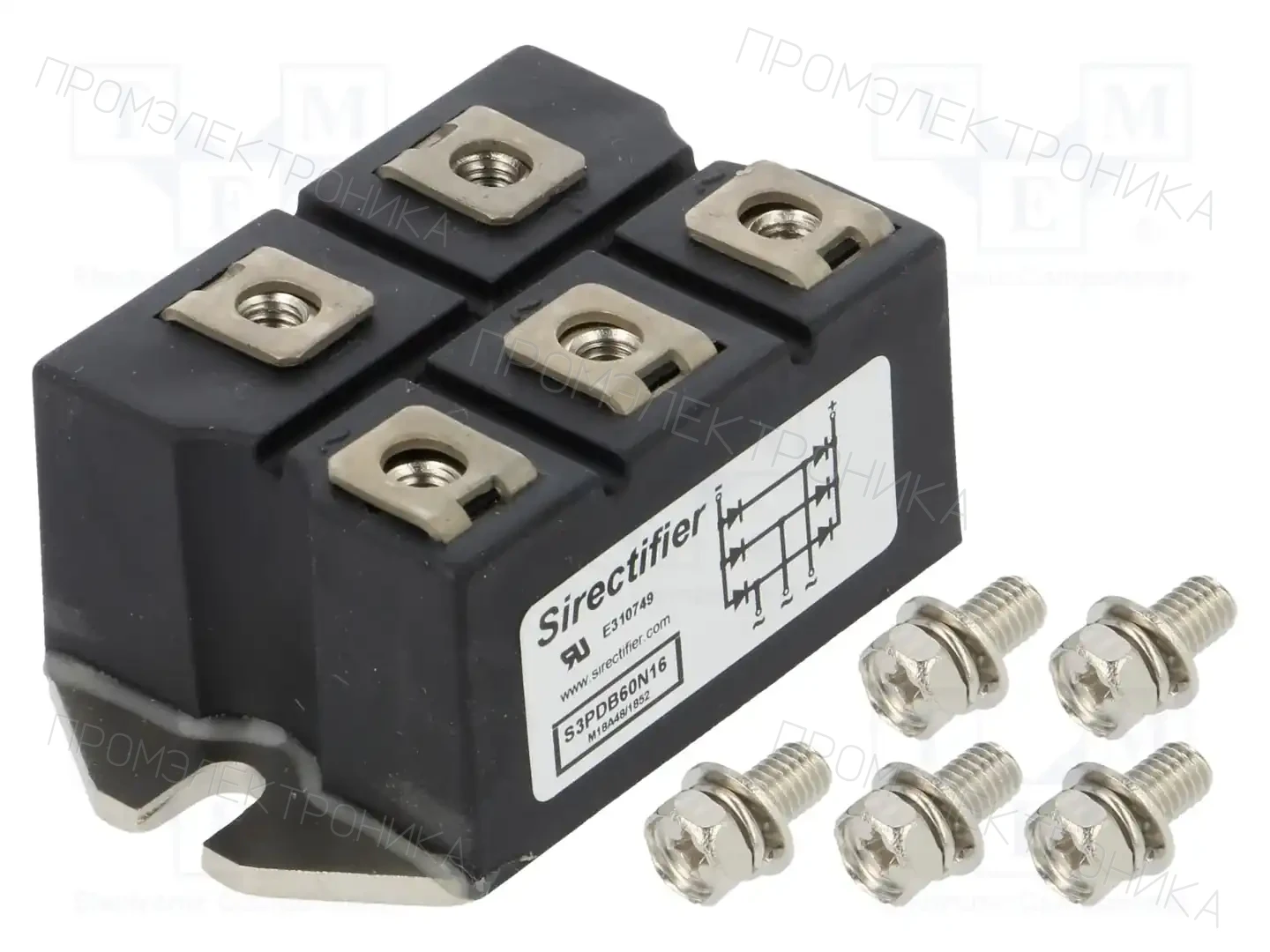 SIRECTIFIER S3PDB60N16 — Трехфазные мосты диодные