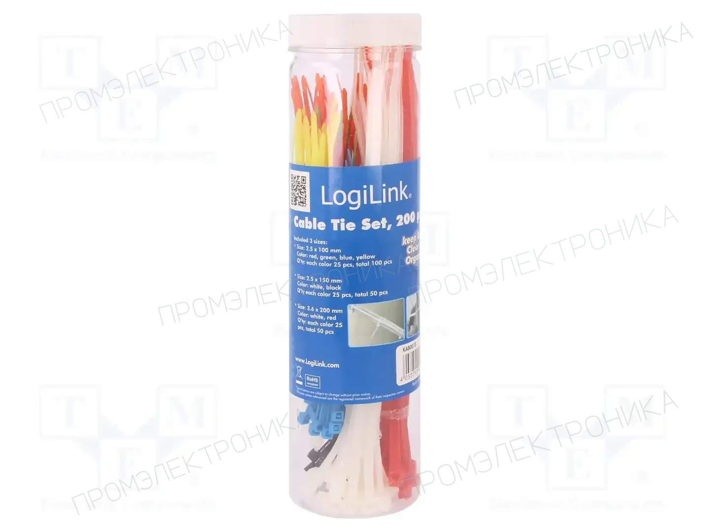 LOGILINK KAB0018 — Зажимные хомуты
