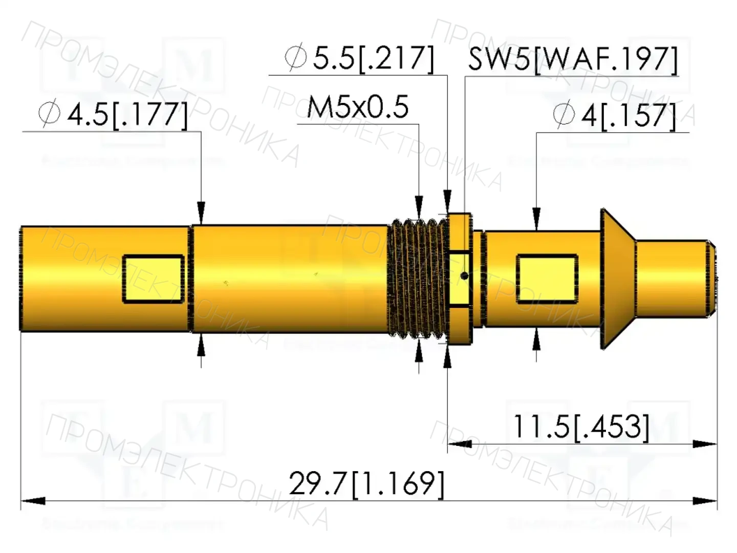 INGUN HFS-410 308 080 A 5042 ZE M — Измерительные щупы