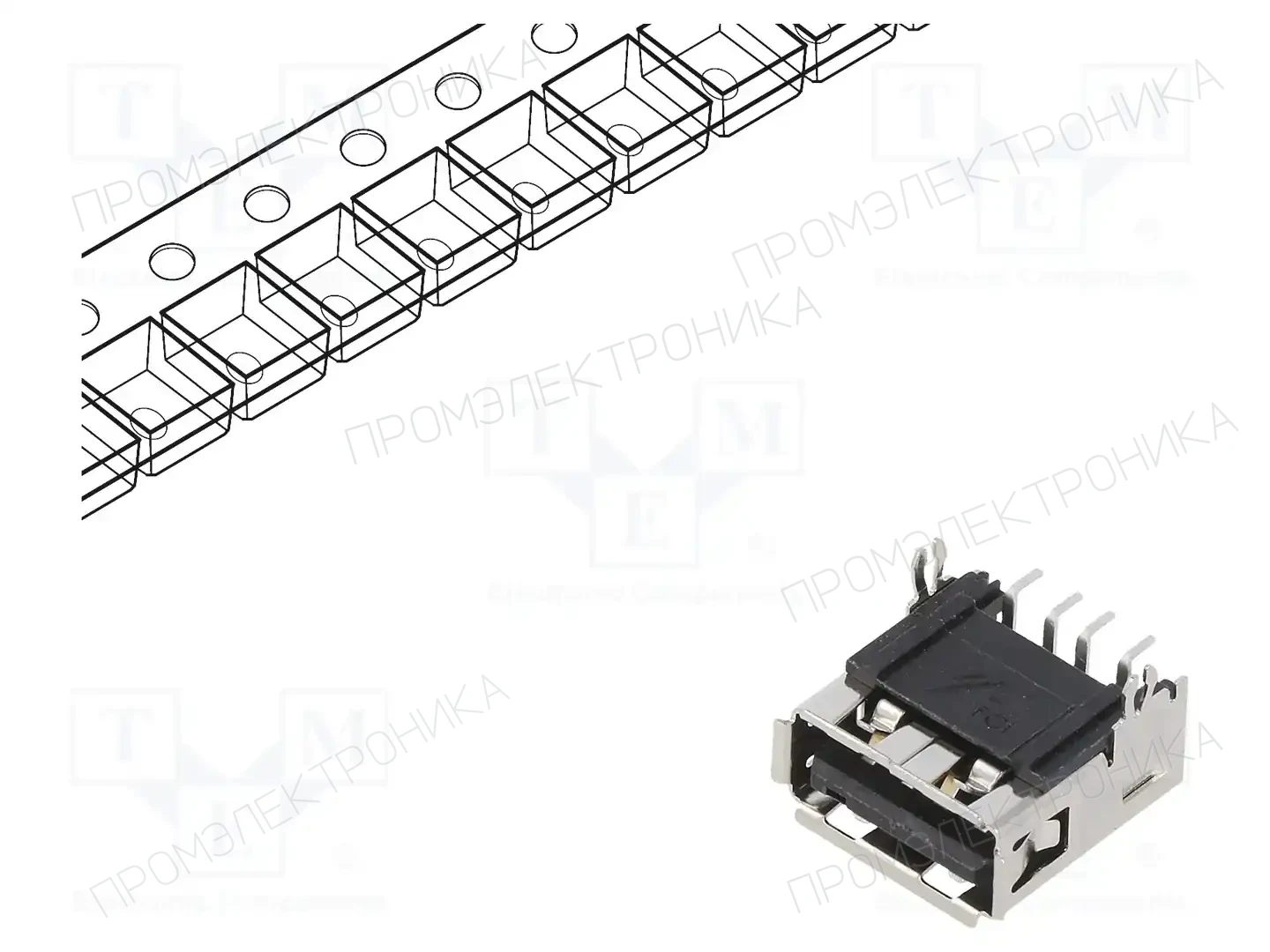 AMPHENOL COMMUNICATIONS SOLUTIONS 87583-3010RPALF — Разъeмы USB и IEEE1394
