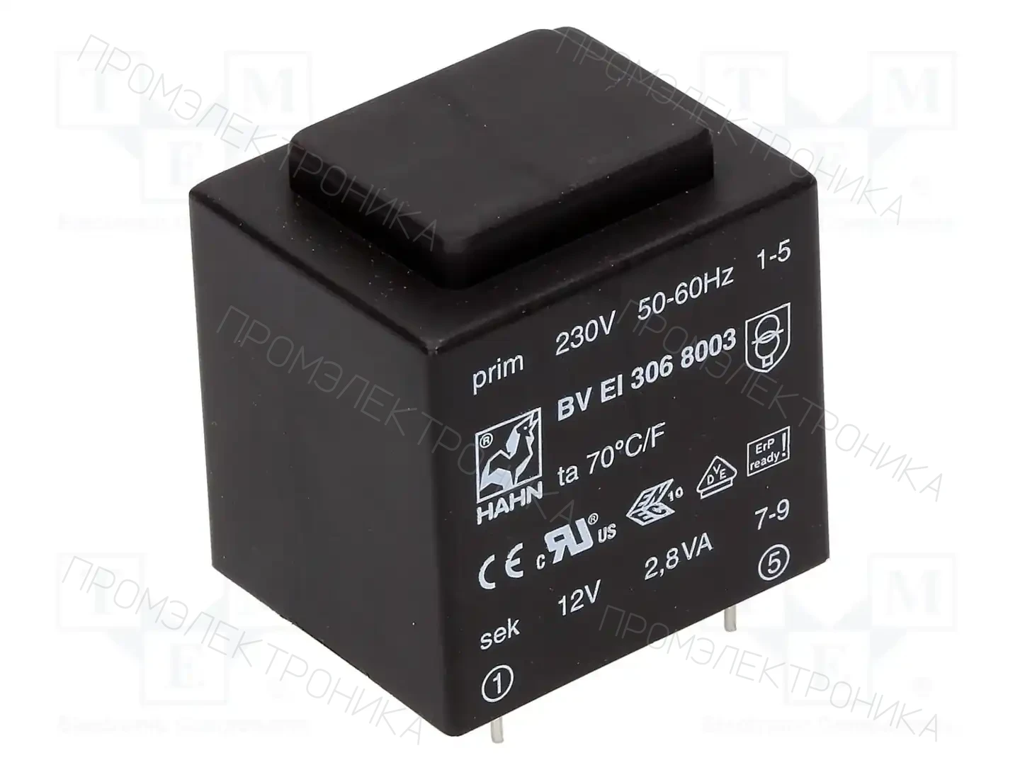 HAHN BV EI 306 8003 — Трансформаторы PCB