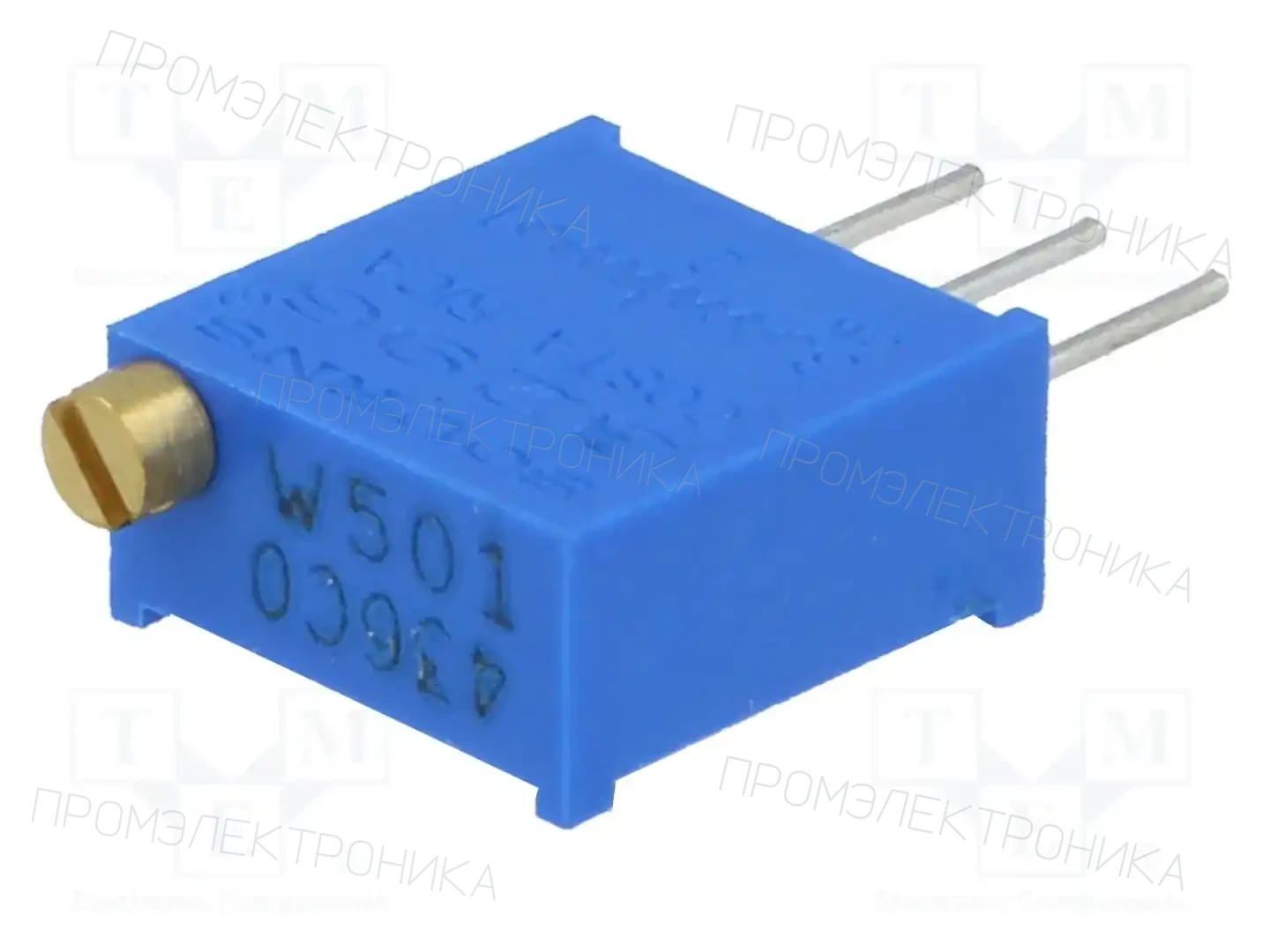 BOURNS 3296W-1-501LF — Потенциометры THT многооборотные 3/8 дм