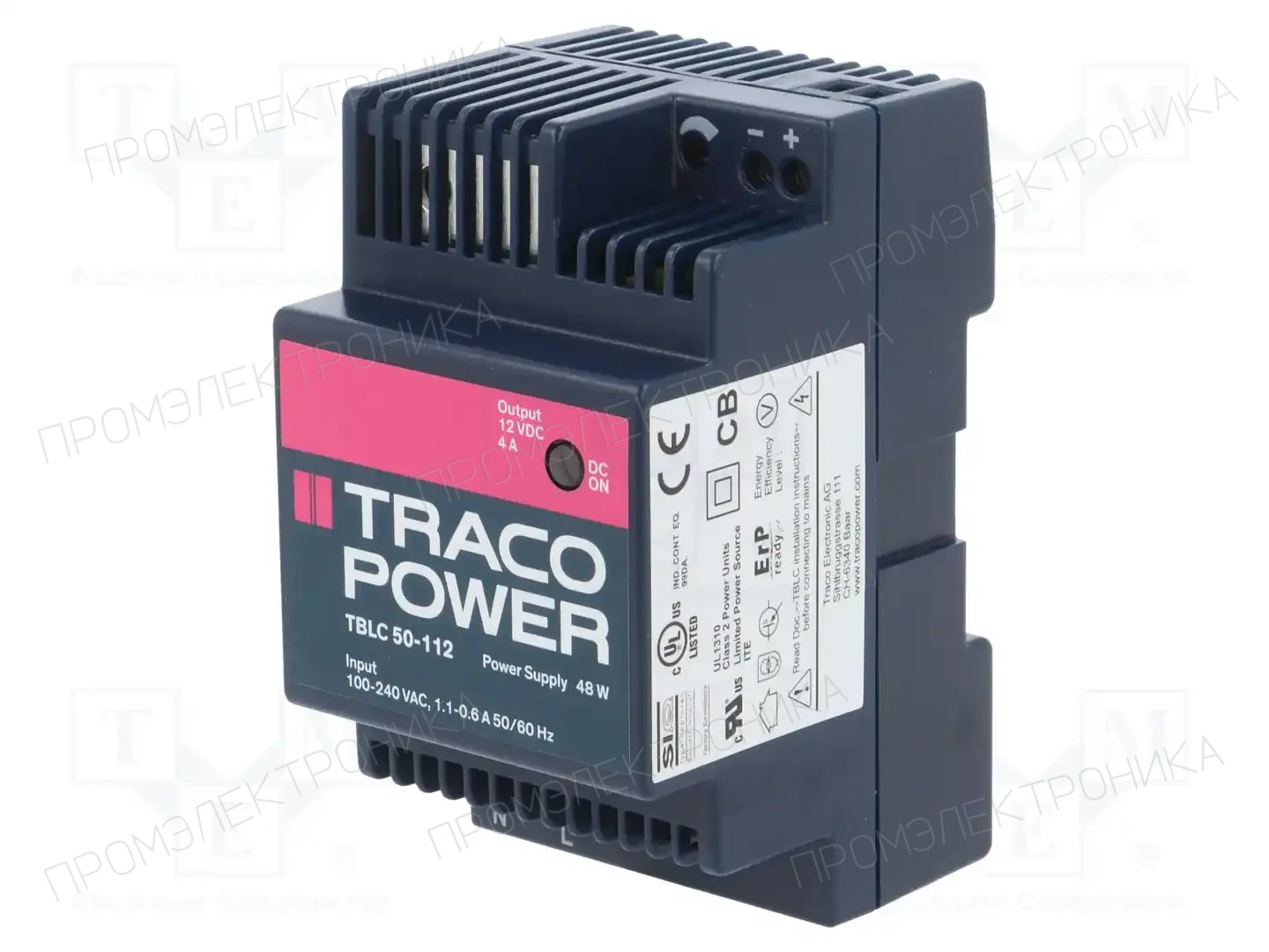 TRACO POWER TBLC 50-112 — Блоки питания на DIN-рейку