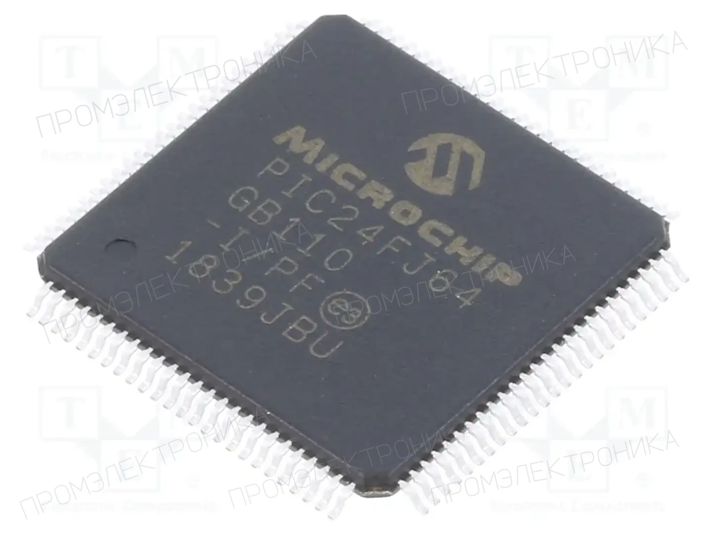 Microchip Technology PIC24FJ64GB110-I/PF — Линейка PIC 16-bit