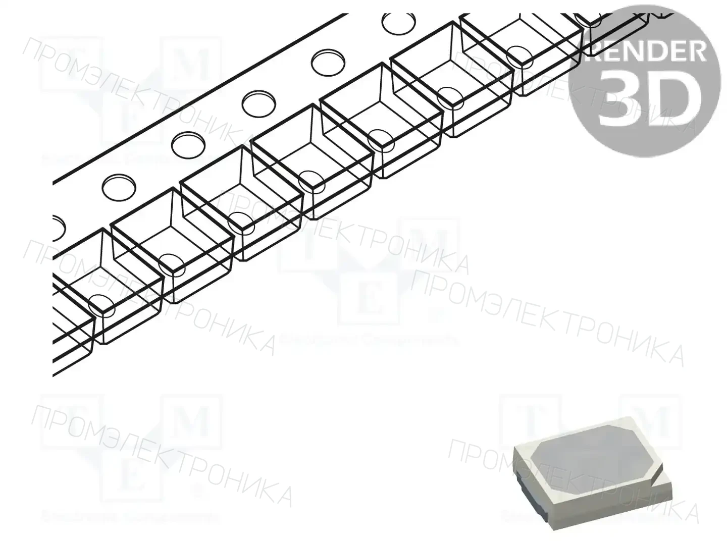 REFOND RF-OURI35TS-EK-2T-Y — Светодиоды SMD цветные