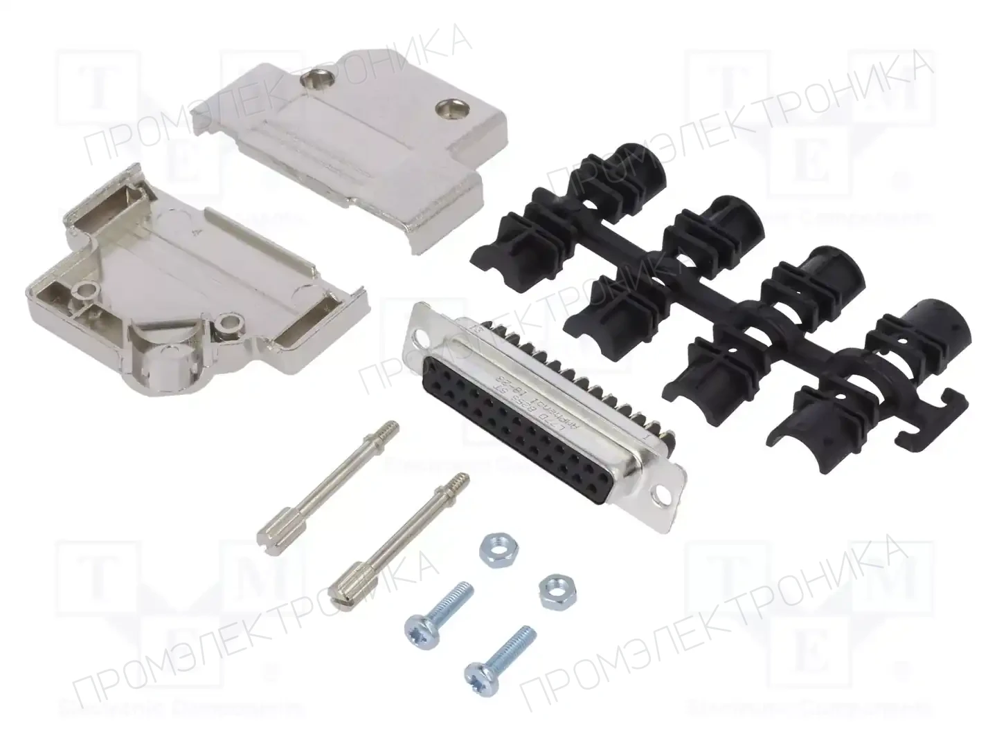 AMPHENOL COMMUNICATIONS SOLUTIONS L17D45PK-M-25+L77DB25SST — Комплектные штекеры D-Sub