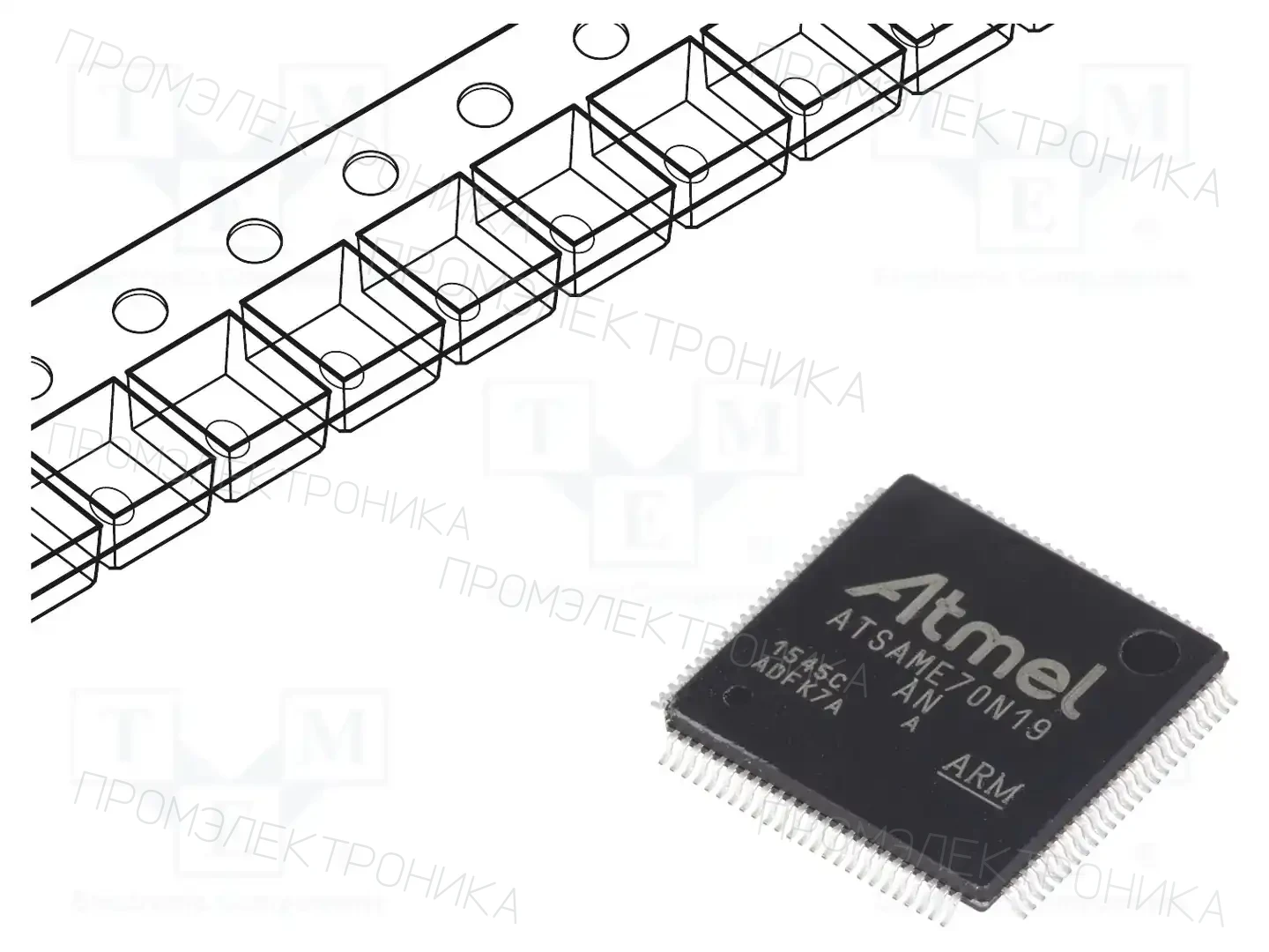 Microchip Technology ATSAME70N19A-AN — Линейка ARM 32-bit