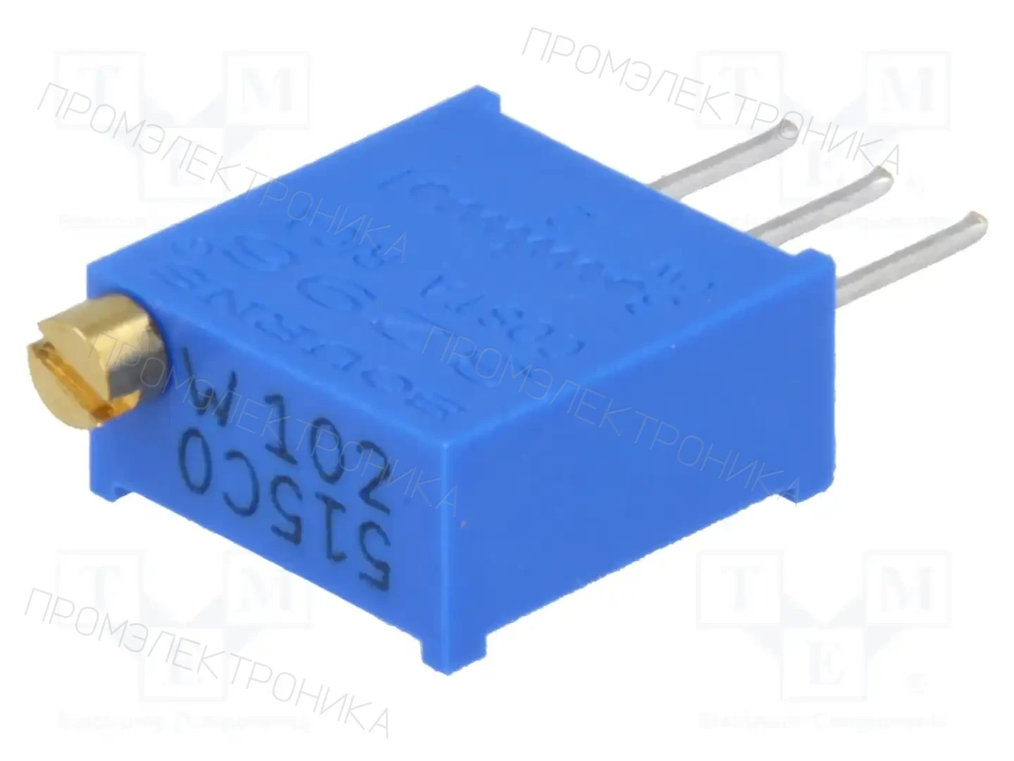 BOURNS 3296W-1-102LF — Потенциометры THT многооборотные 3/8 дм