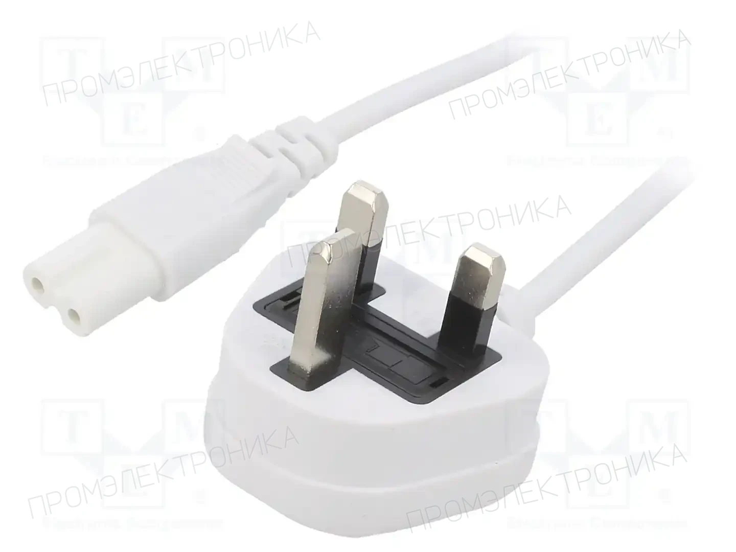 LIAN DUNG LT-318(3A)+503 2X0.75 WHT 1M — Кабели питания компьютерные и универс