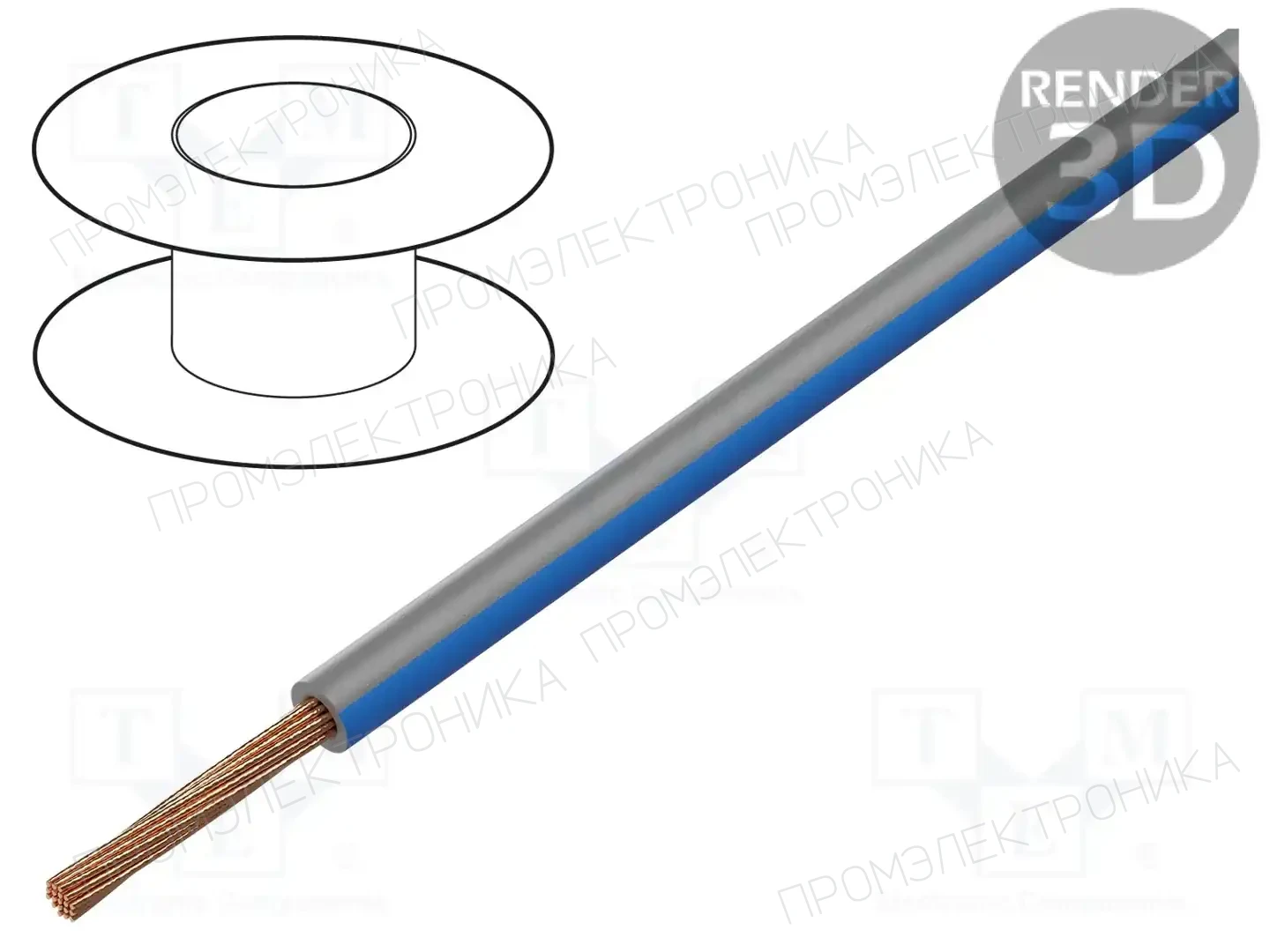 BQ CABLE LGY2.5-GY/BL — Провода одножильные - тросик