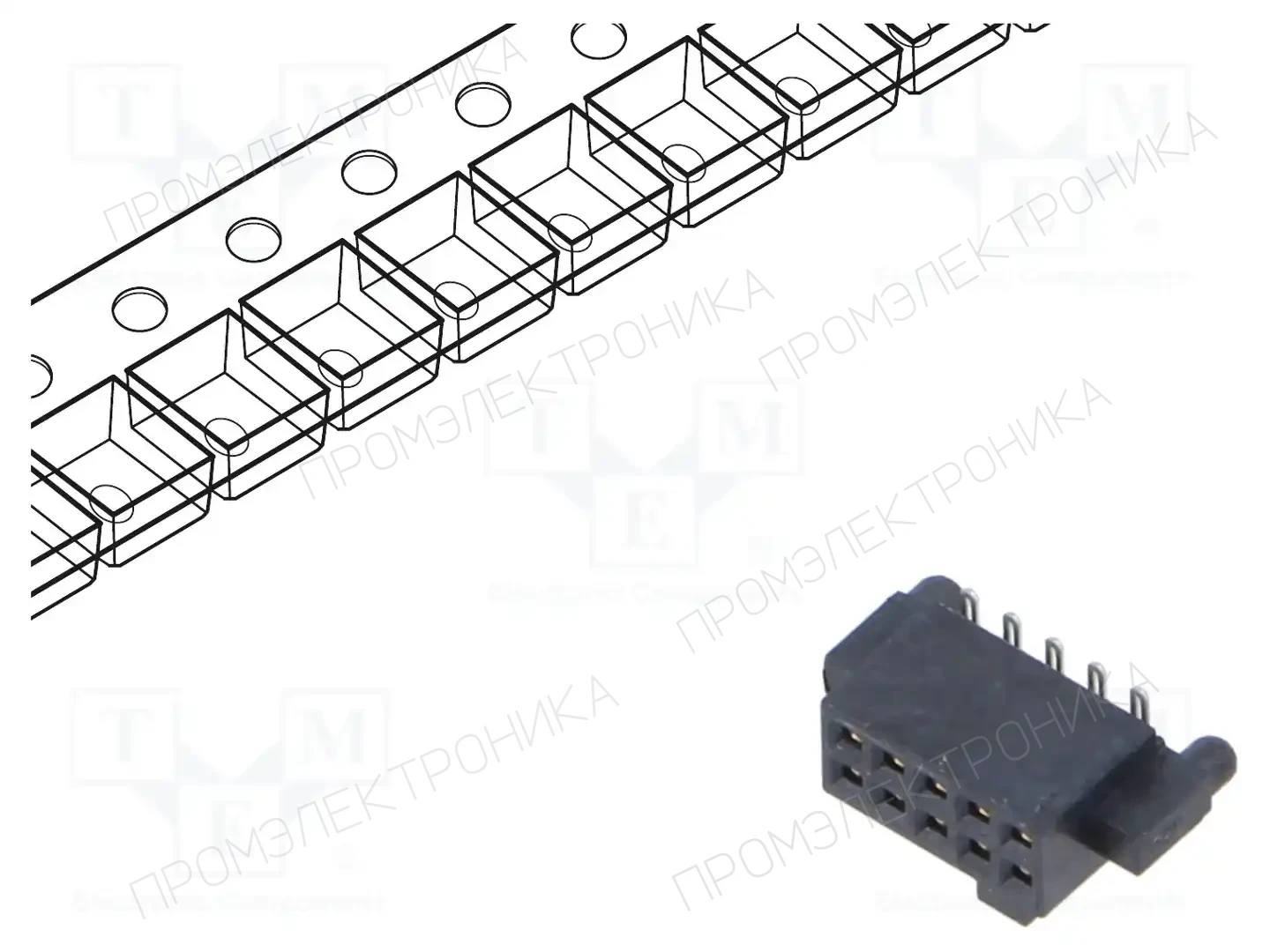 SAMTEC SFM-105-02-L-D-A-K-TR — Разъeмы пластина - пластина