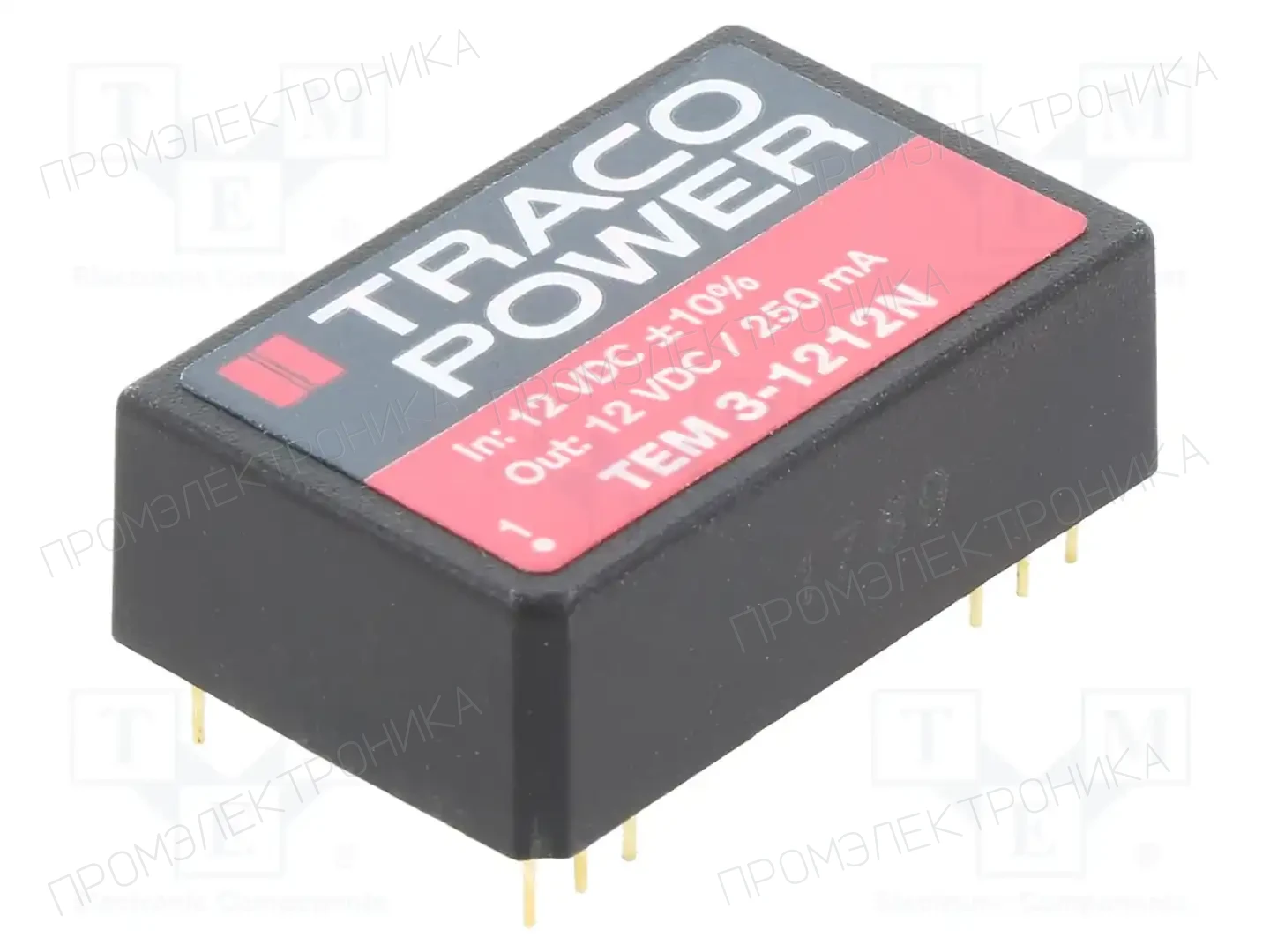 TRACO POWER TEM 3-1212N — Преобразователи DC/DC