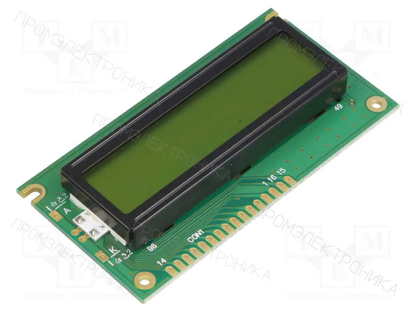 POWERTIP NPC1602LRU-FWA-H — Дисплеи LCD буквенно-цифровые