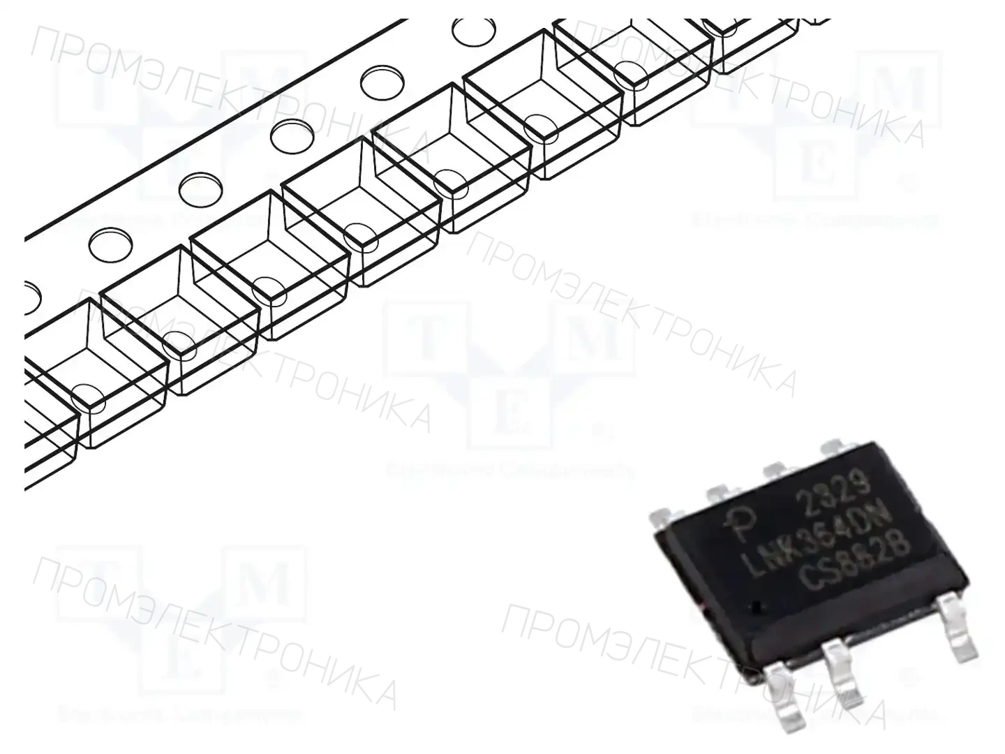 POWER INTEGRATIONS LNK364DN-TL — Регуляторы напряжения - микросхемы DC/DC