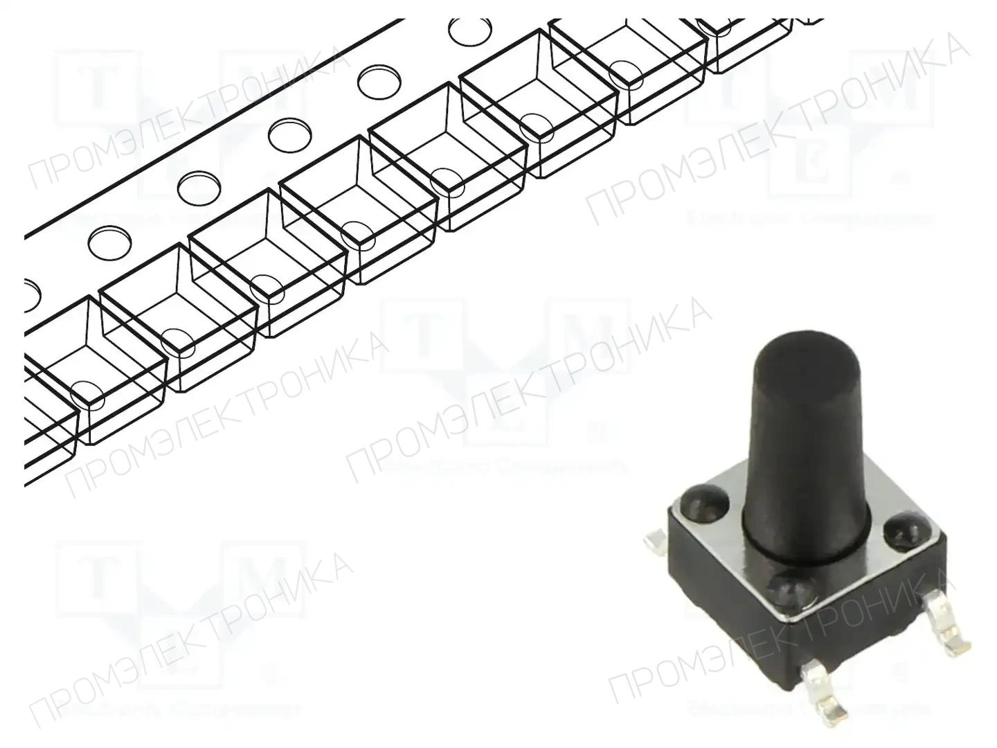CONNFLY DS1042-03-115KKR25010 — Микропереключатели TACT