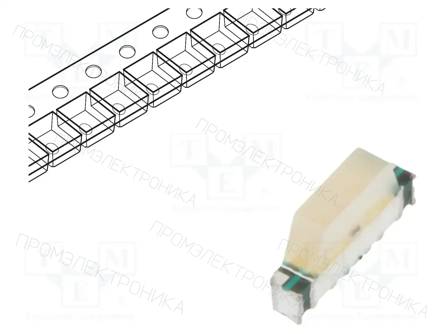 EVERLIGHT 22-23C/R6GHBHW-C01/2C — Светодиоды SMD цветные