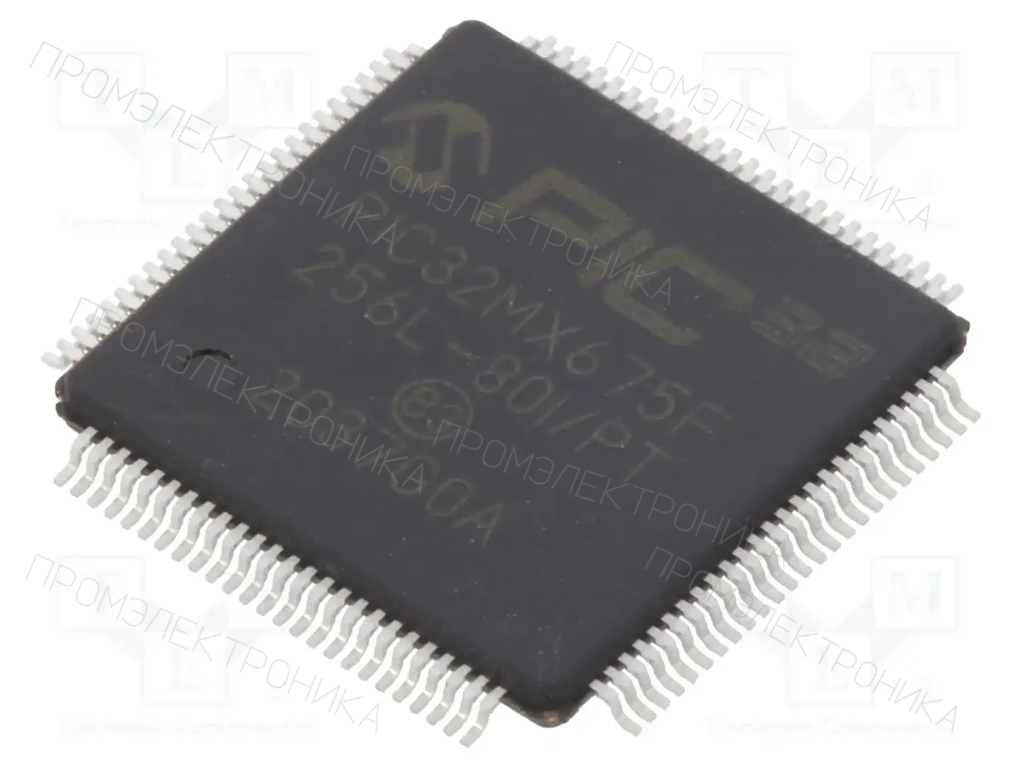 Microchip Technology PIC32MX675F256L-80I/PT — Линейка PIC32 32-bit